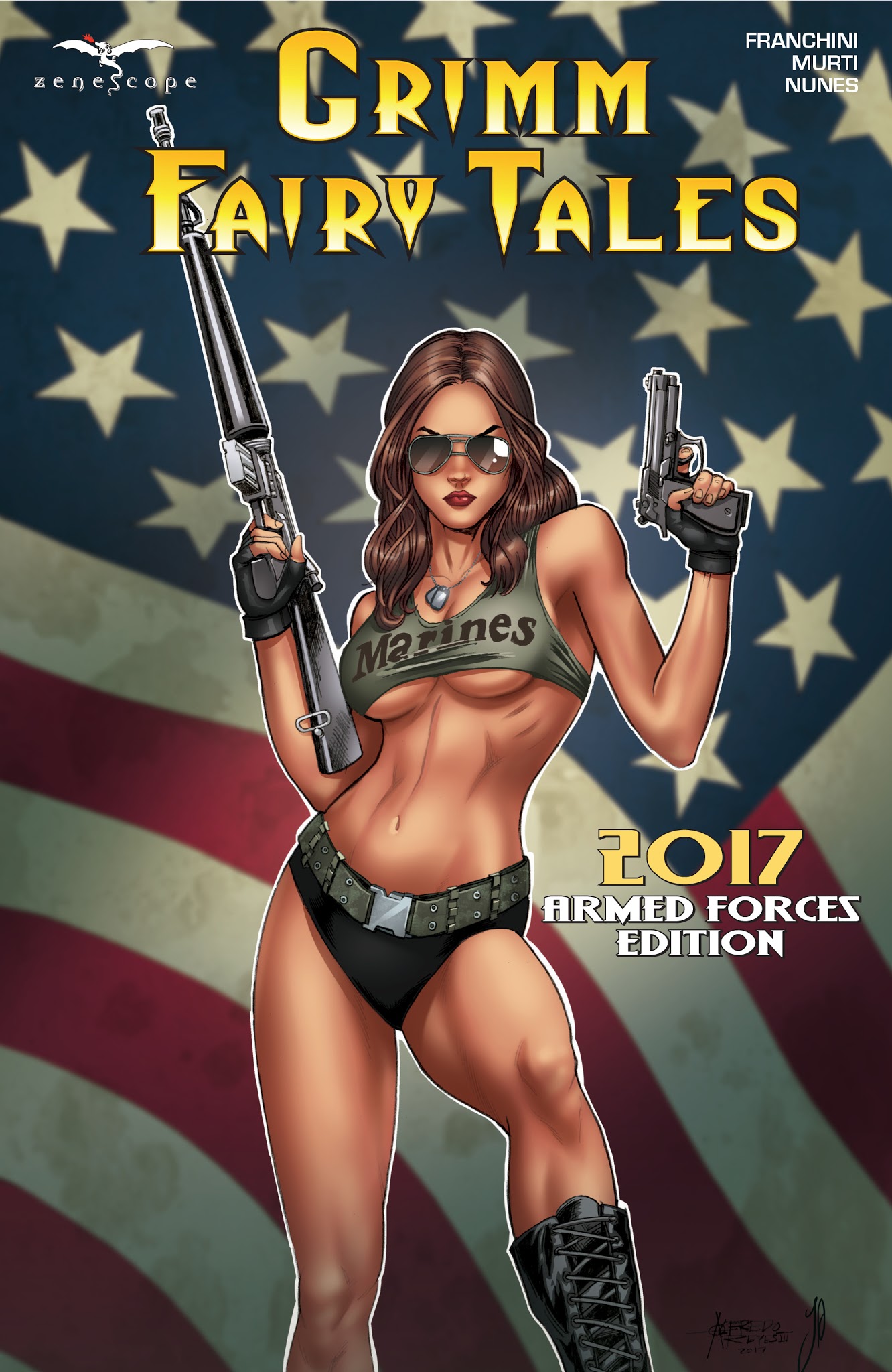 Read online Grimm Fairy Tales: Armed Forces Edition comic -  Issue # Full - 1