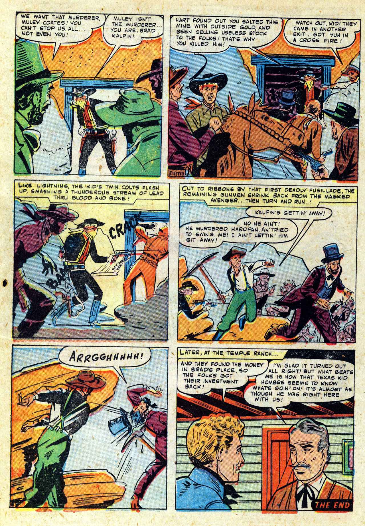 Read online Texas Kid comic -  Issue #7 - 16