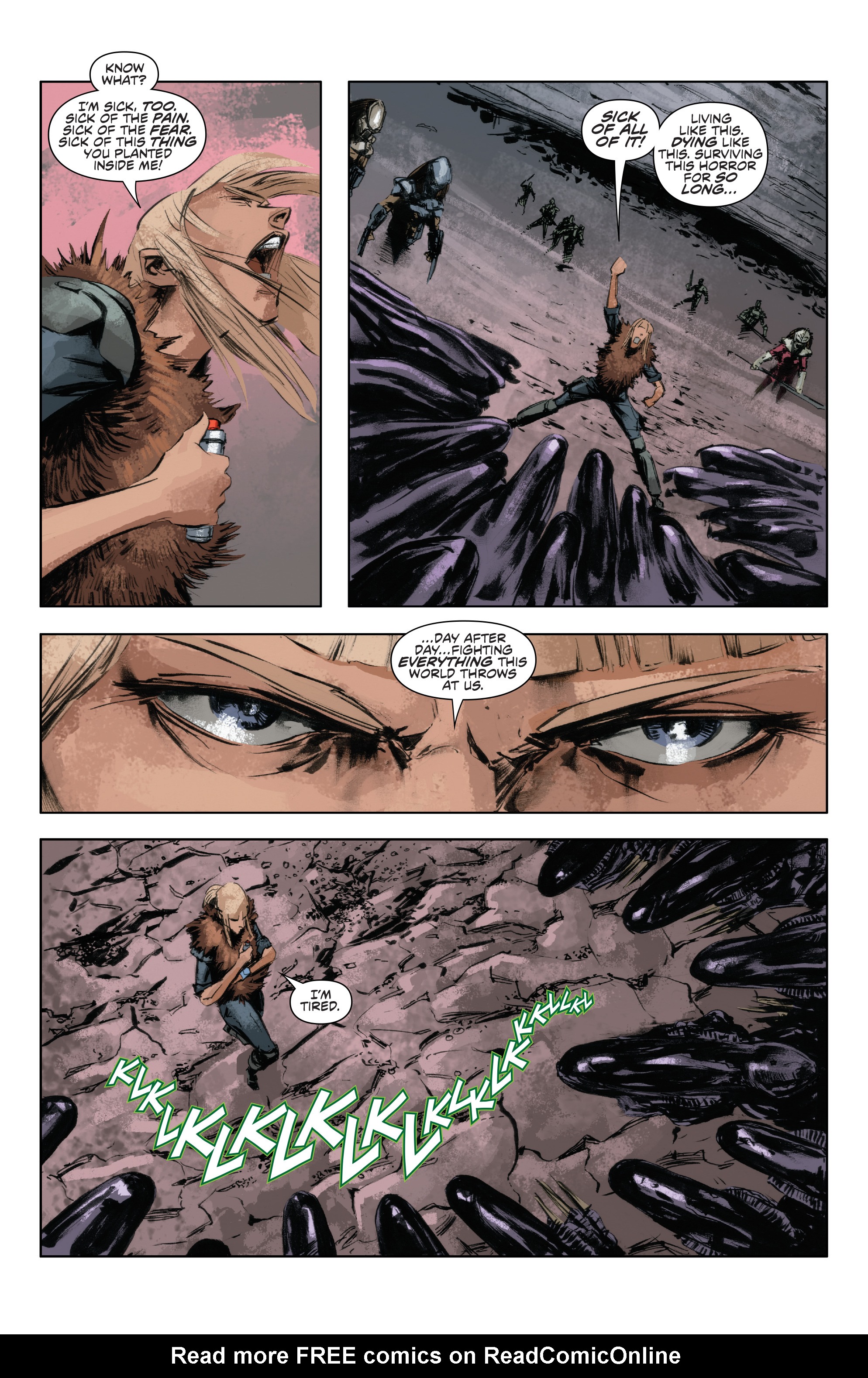 Read online Alien Vs. Predator: Life and Death comic -  Issue #4 - 8