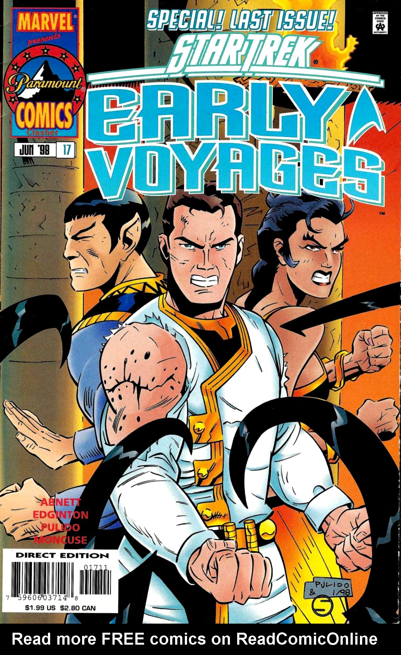 Read online Star Trek: Early Voyages comic -  Issue #17 - 1