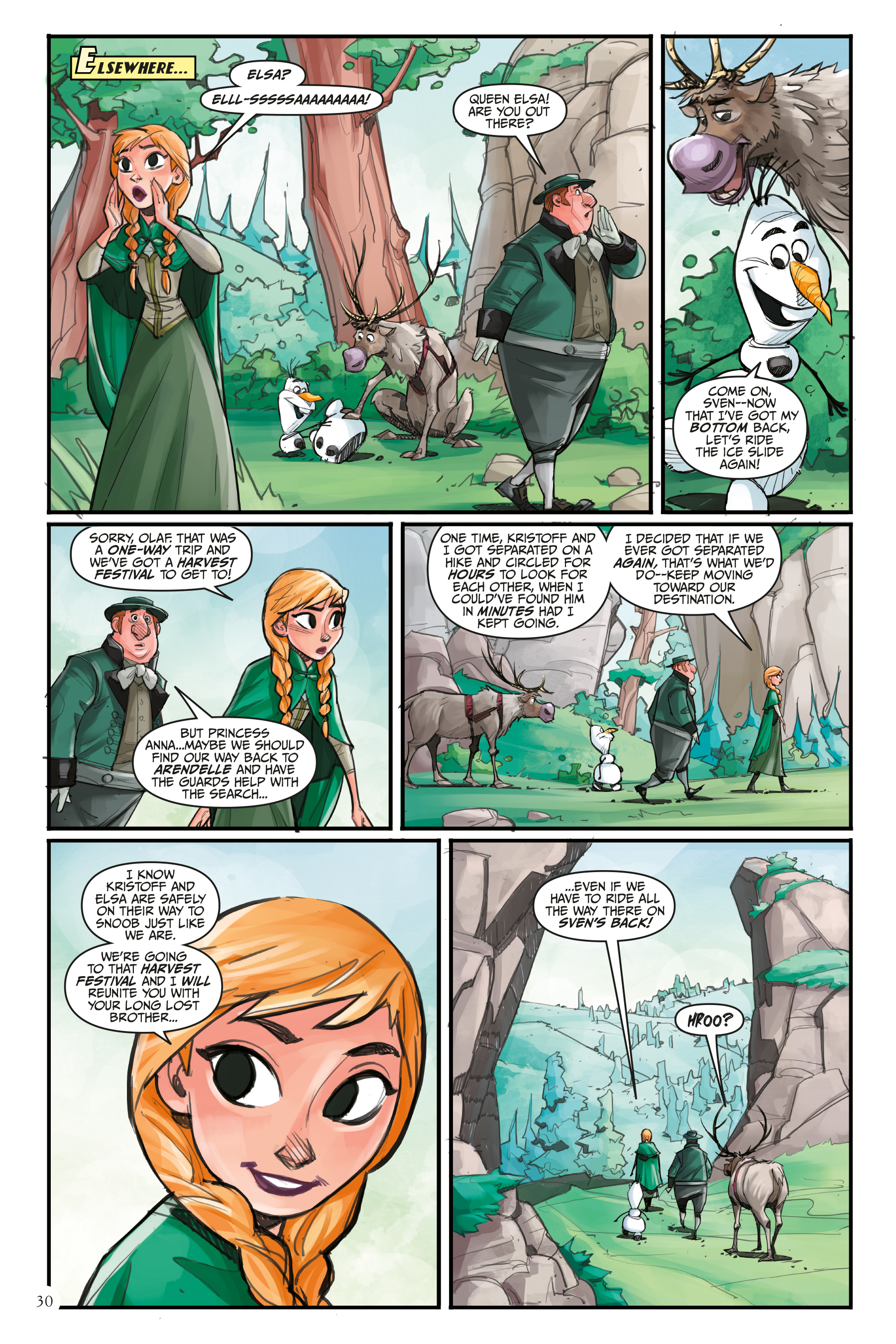 Read online Disney Frozen: Reunion Road comic -  Issue # _TPB - 29