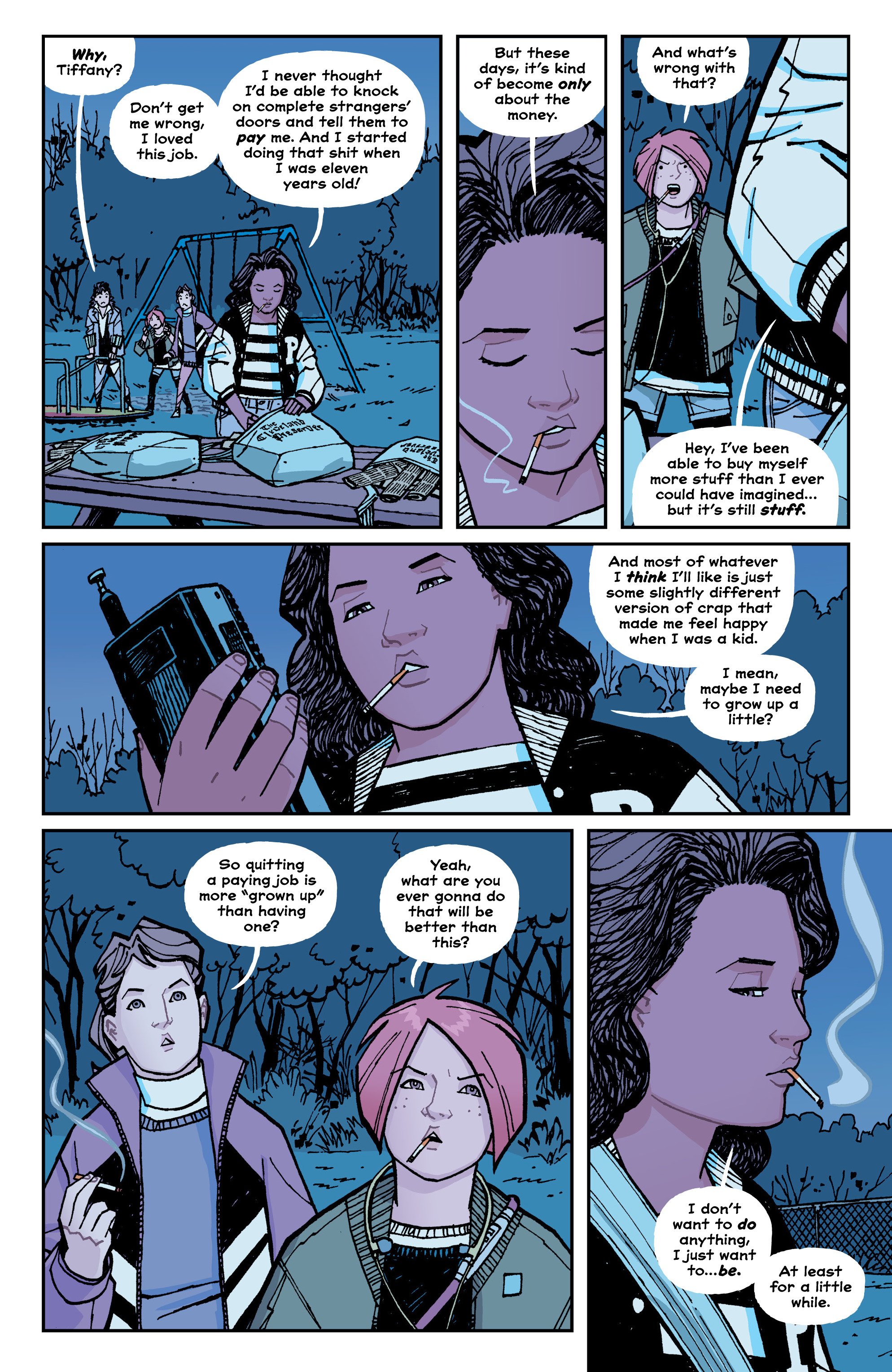 Read online Paper Girls comic -  Issue #30 - 37