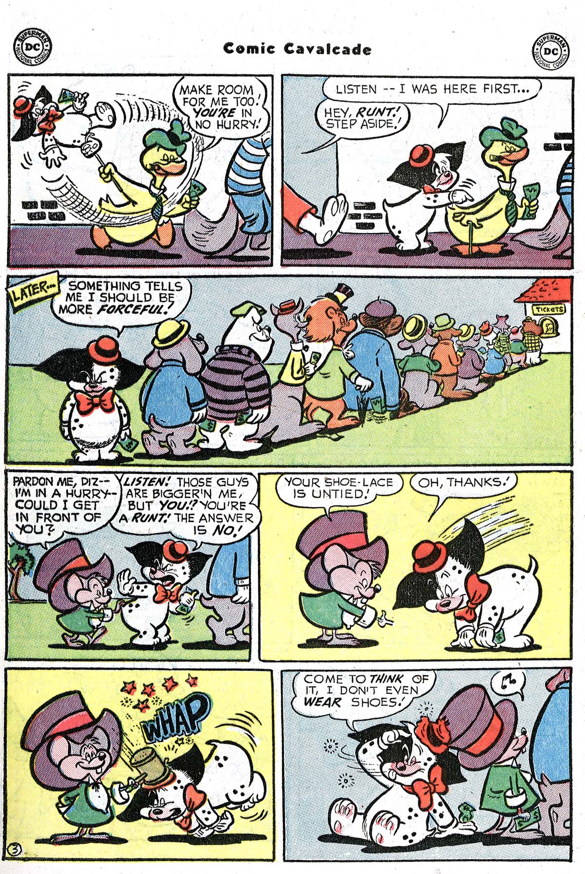 Read online Comic Cavalcade comic -  Issue #58 - 62