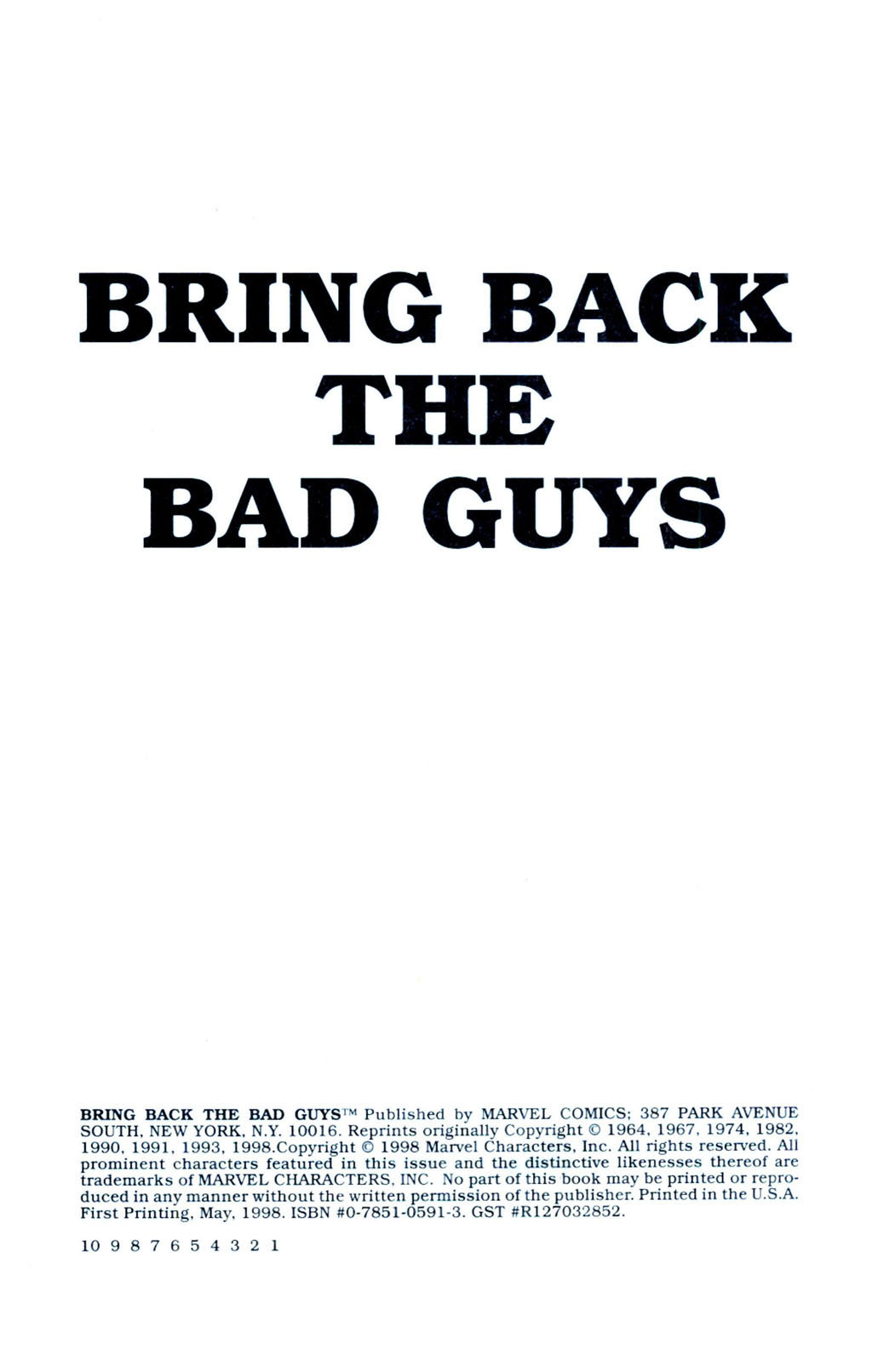 Read online Bring Back the Bad Guys comic -  Issue # TPB (Part 1) - 2