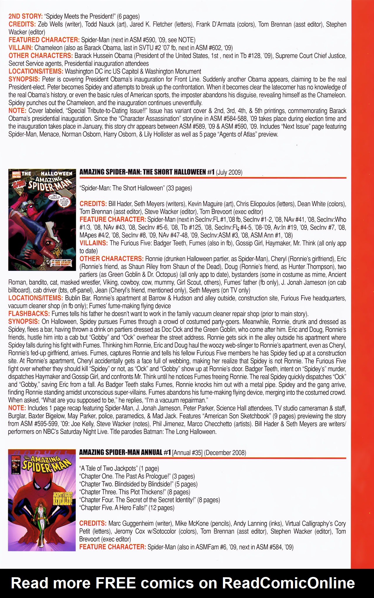 Read online Official Index to the Marvel Universe comic -  Issue #14 - 7
