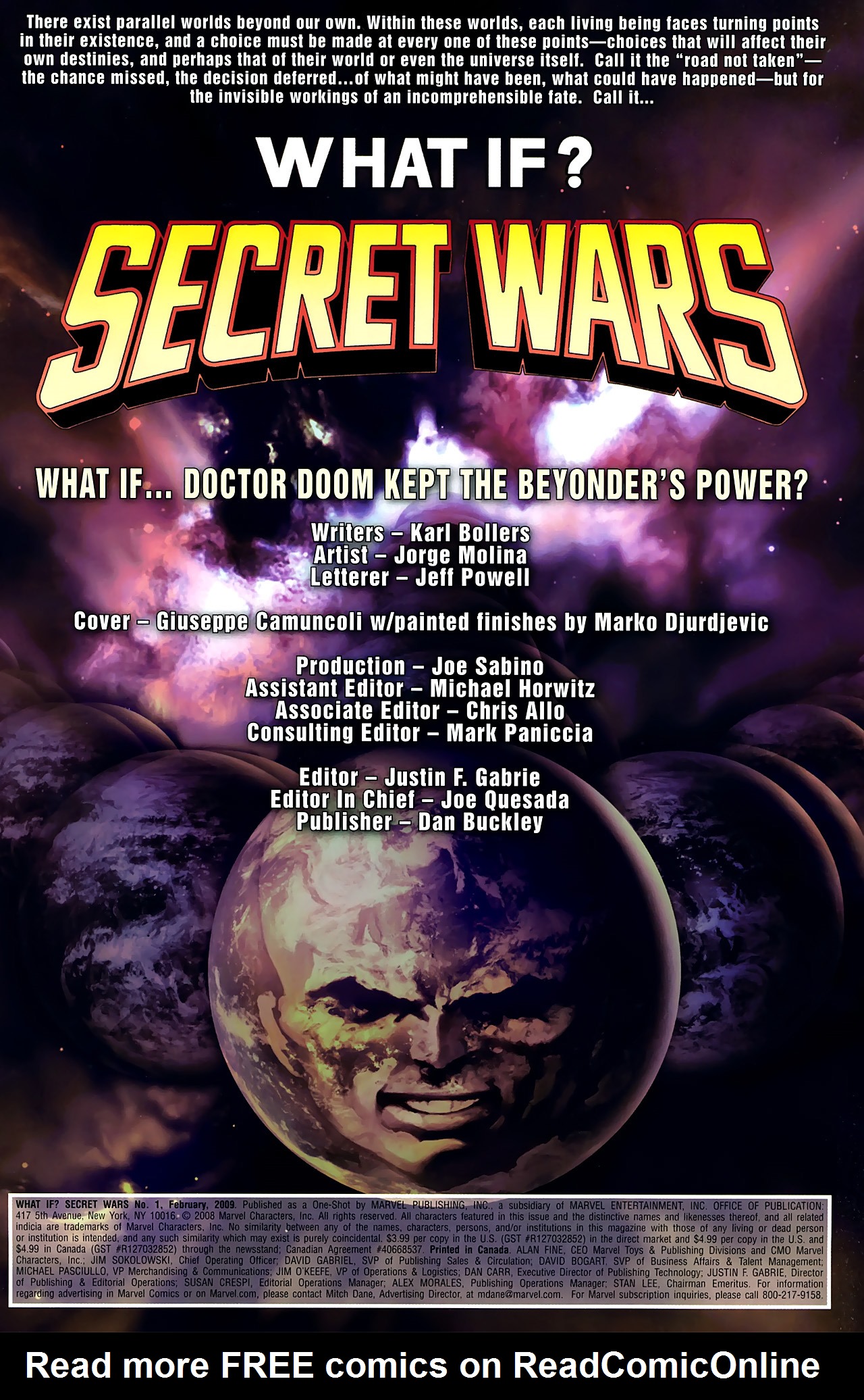 Read online What If? Secret Wars comic -  Issue # Full - 2