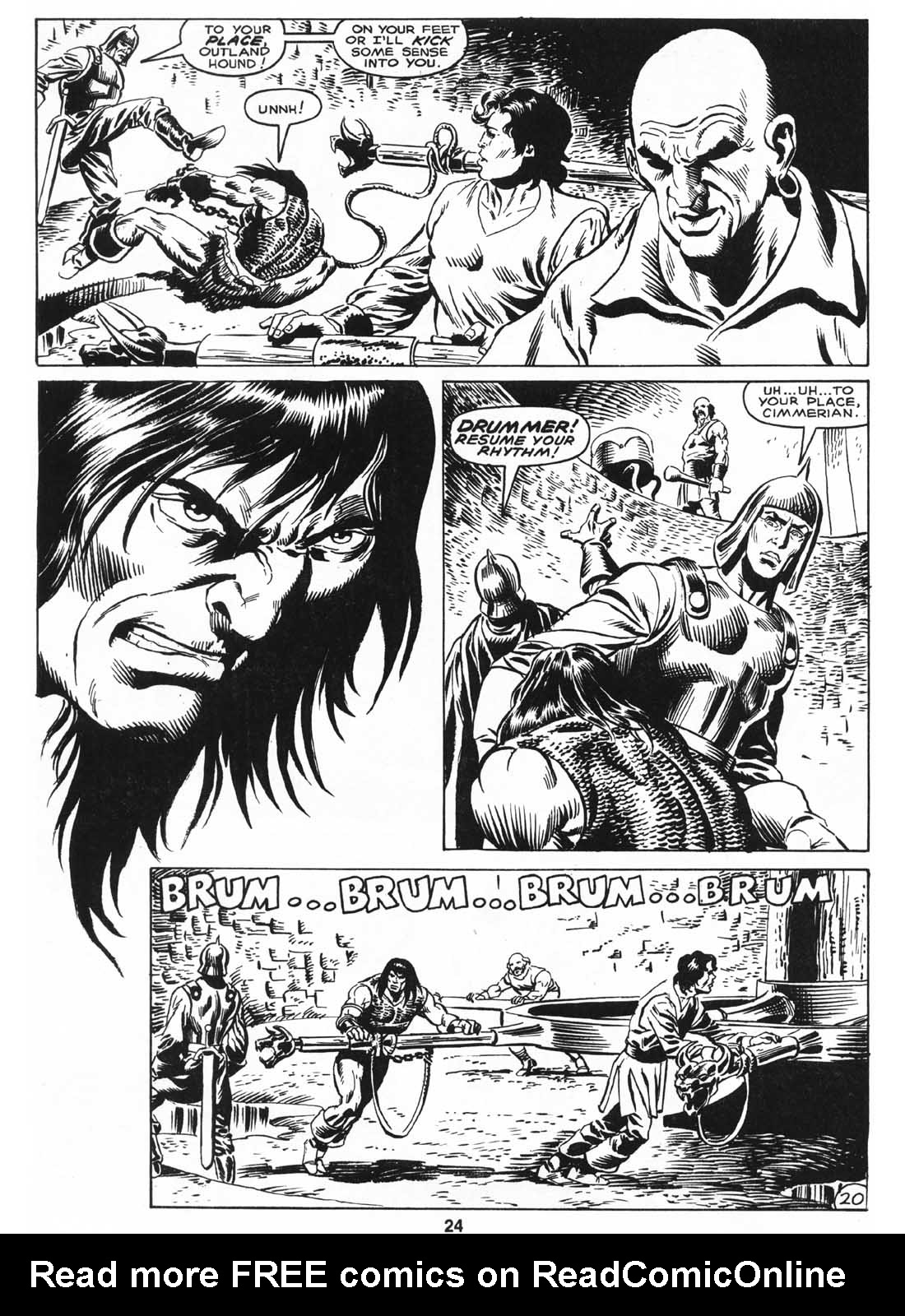 Read online The Savage Sword Of Conan comic -  Issue #159 - 23