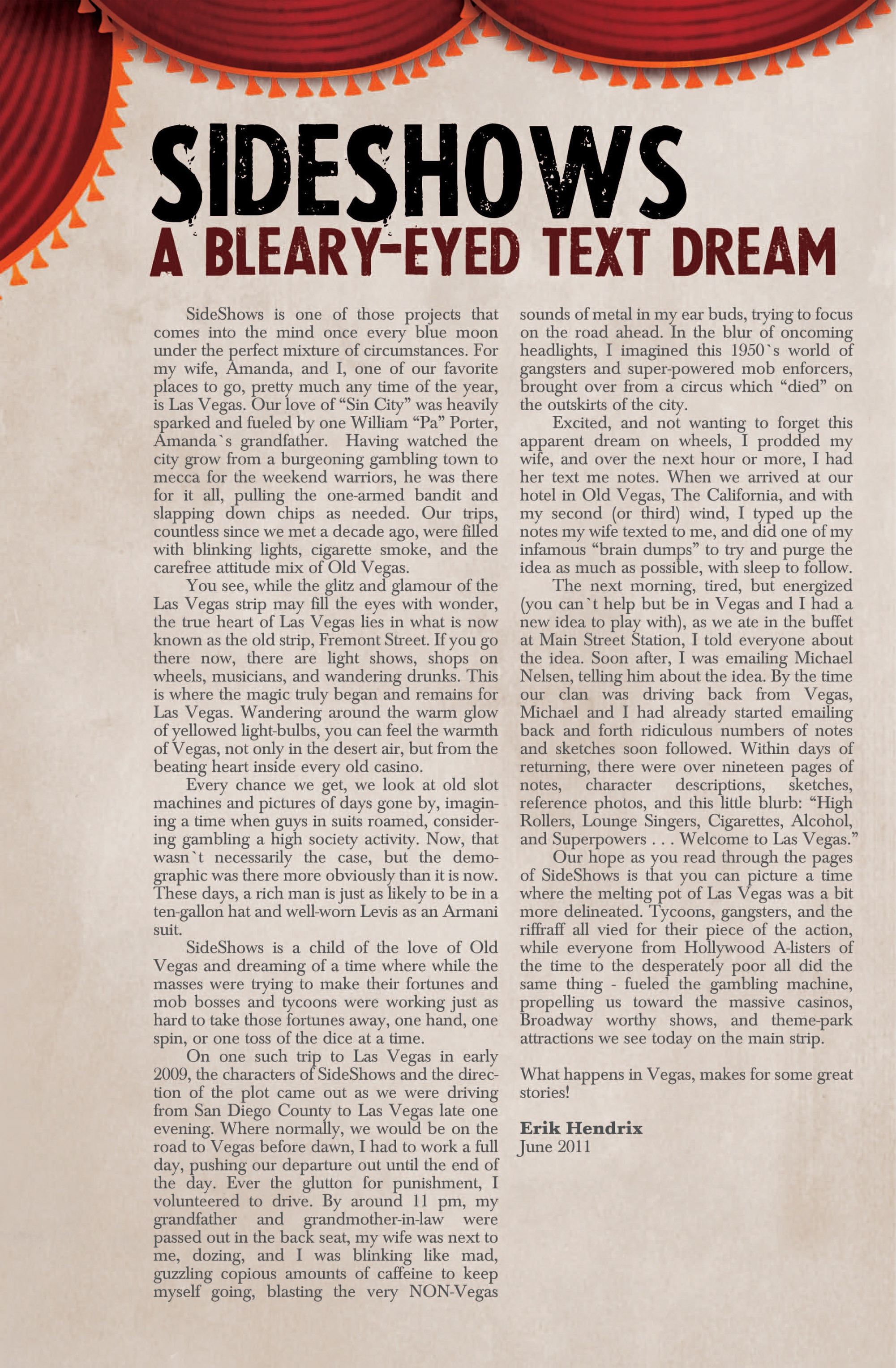 Read online Sideshows comic -  Issue #4 - 13