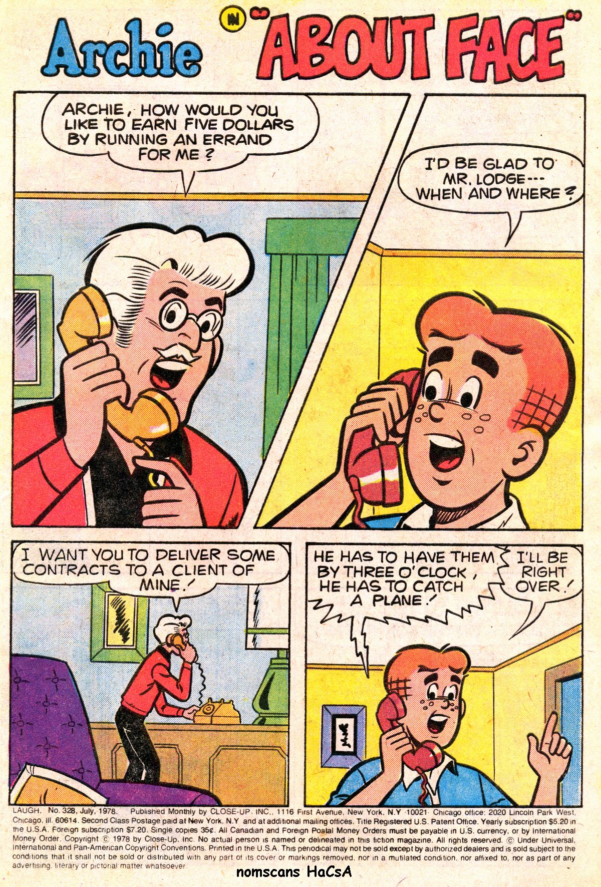 Read online Laugh (Comics) comic -  Issue #328 - 2