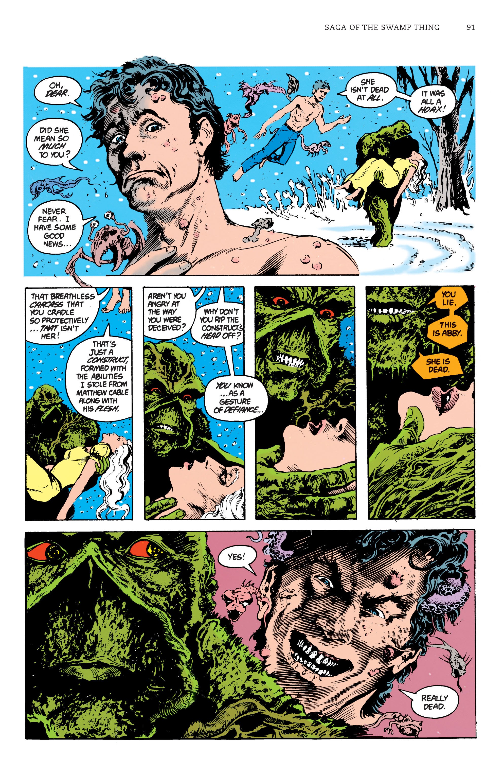 Read online Saga of the Swamp Thing comic -  Issue # TPB 2 (Part 1) - 88