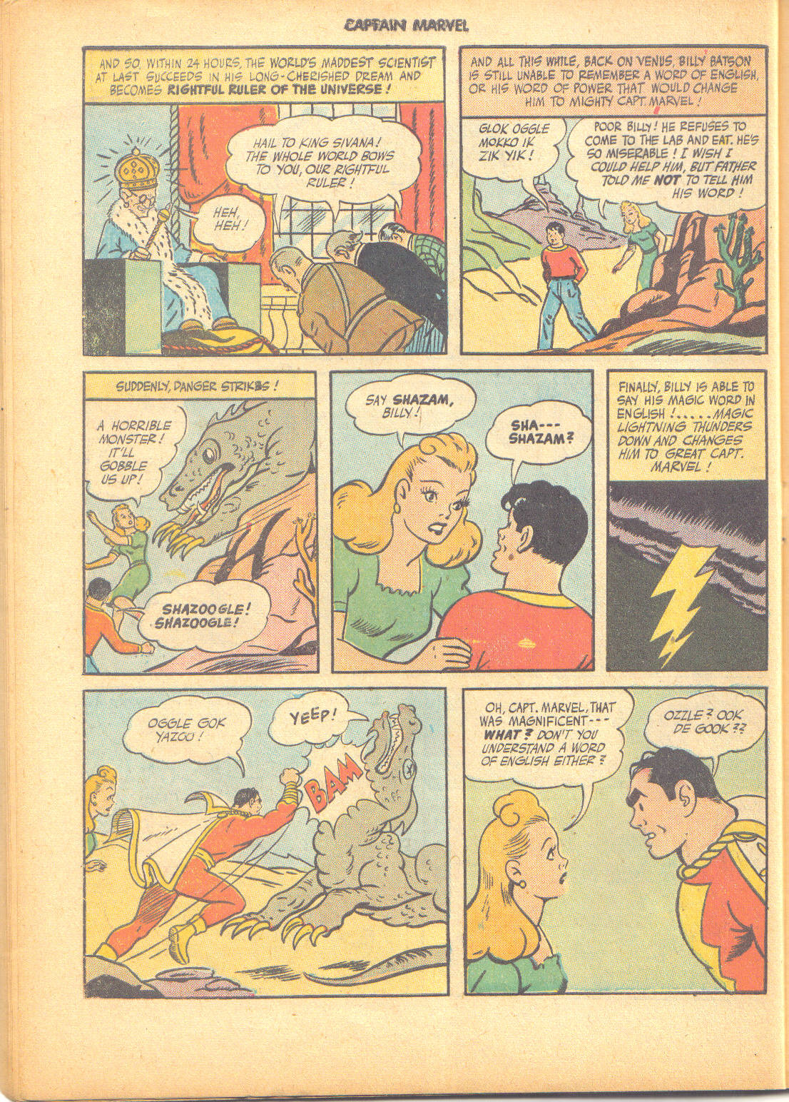 Read online Captain Marvel Adventures comic -  Issue #58 - 22