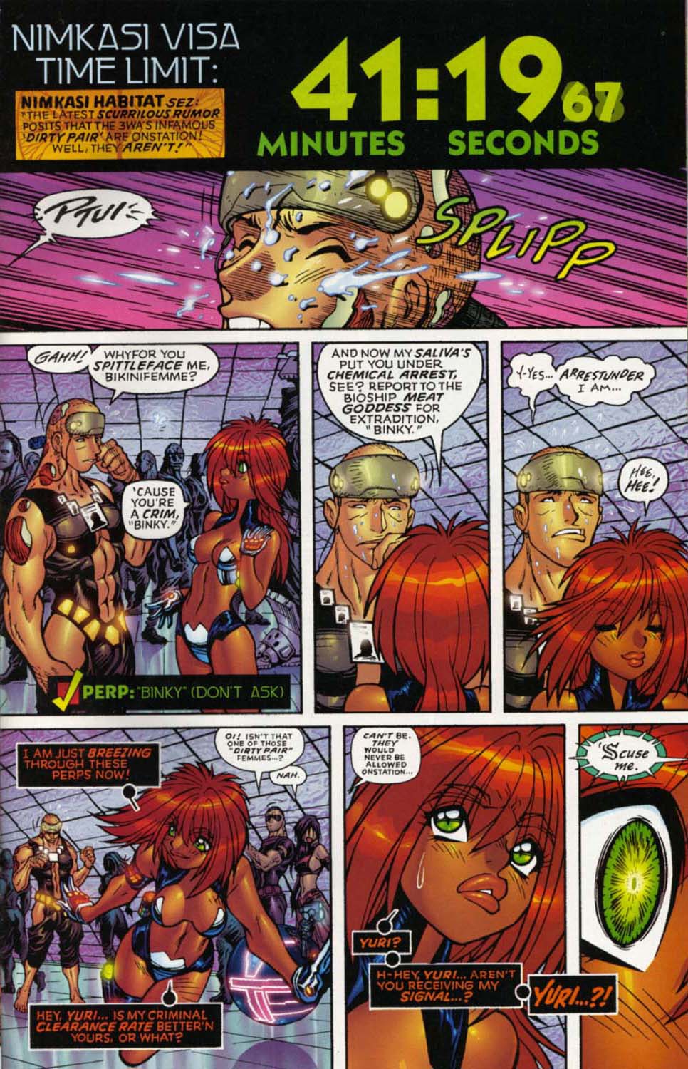 Read online Dirty Pair: Run From the Future comic -  Issue #3 - 21