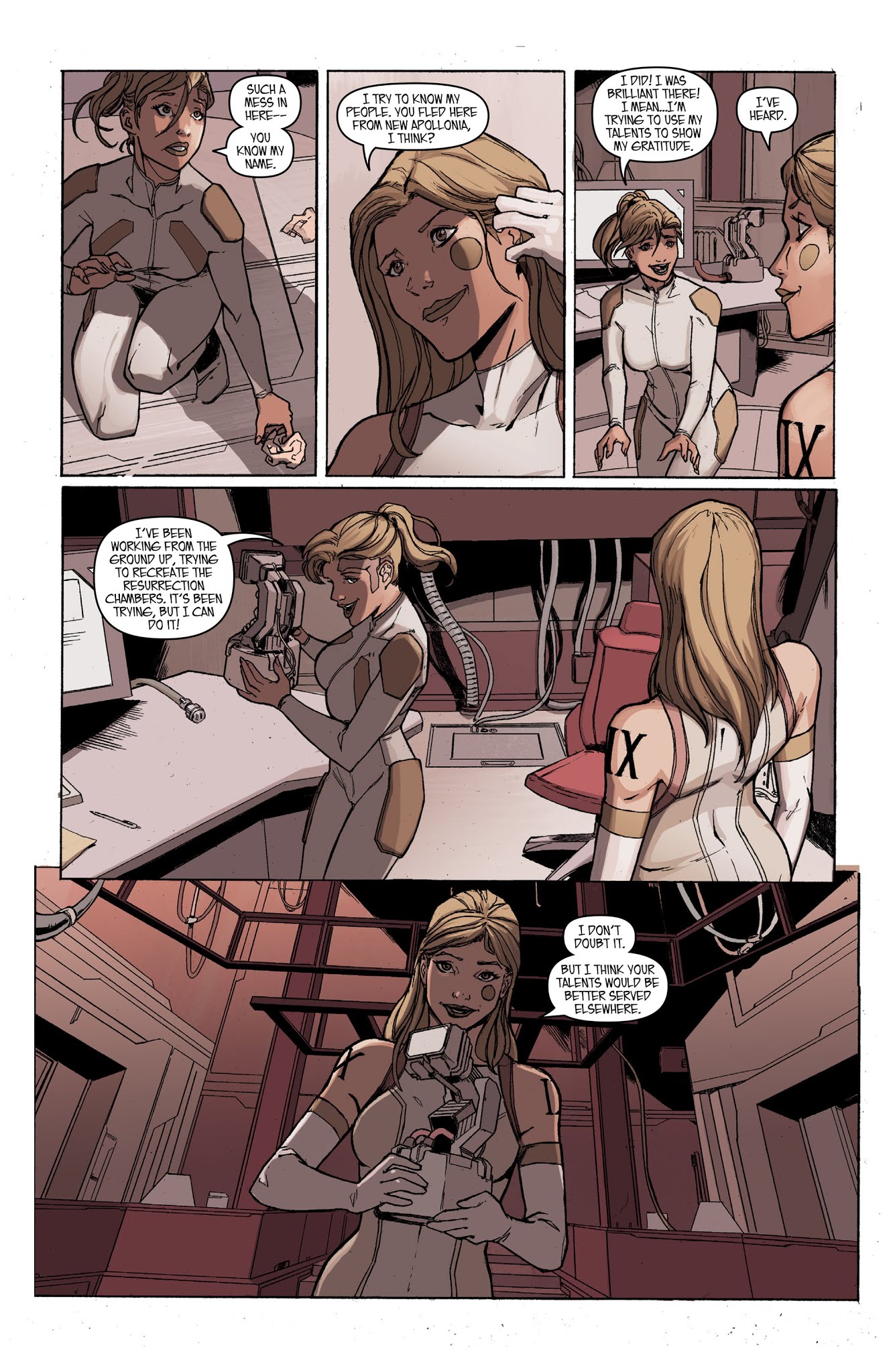 Read online Aphrodite IX: Ares comic -  Issue # Full - 25