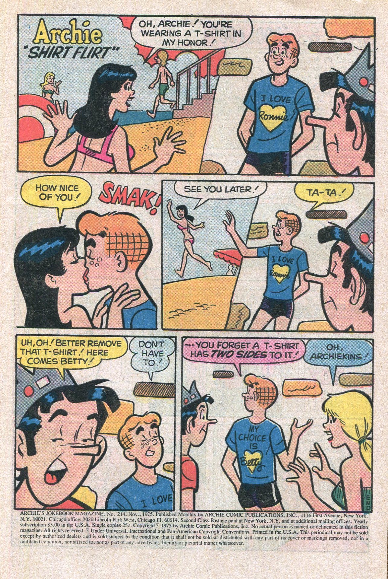 Read online Archie's Joke Book Magazine comic -  Issue #214 - 3