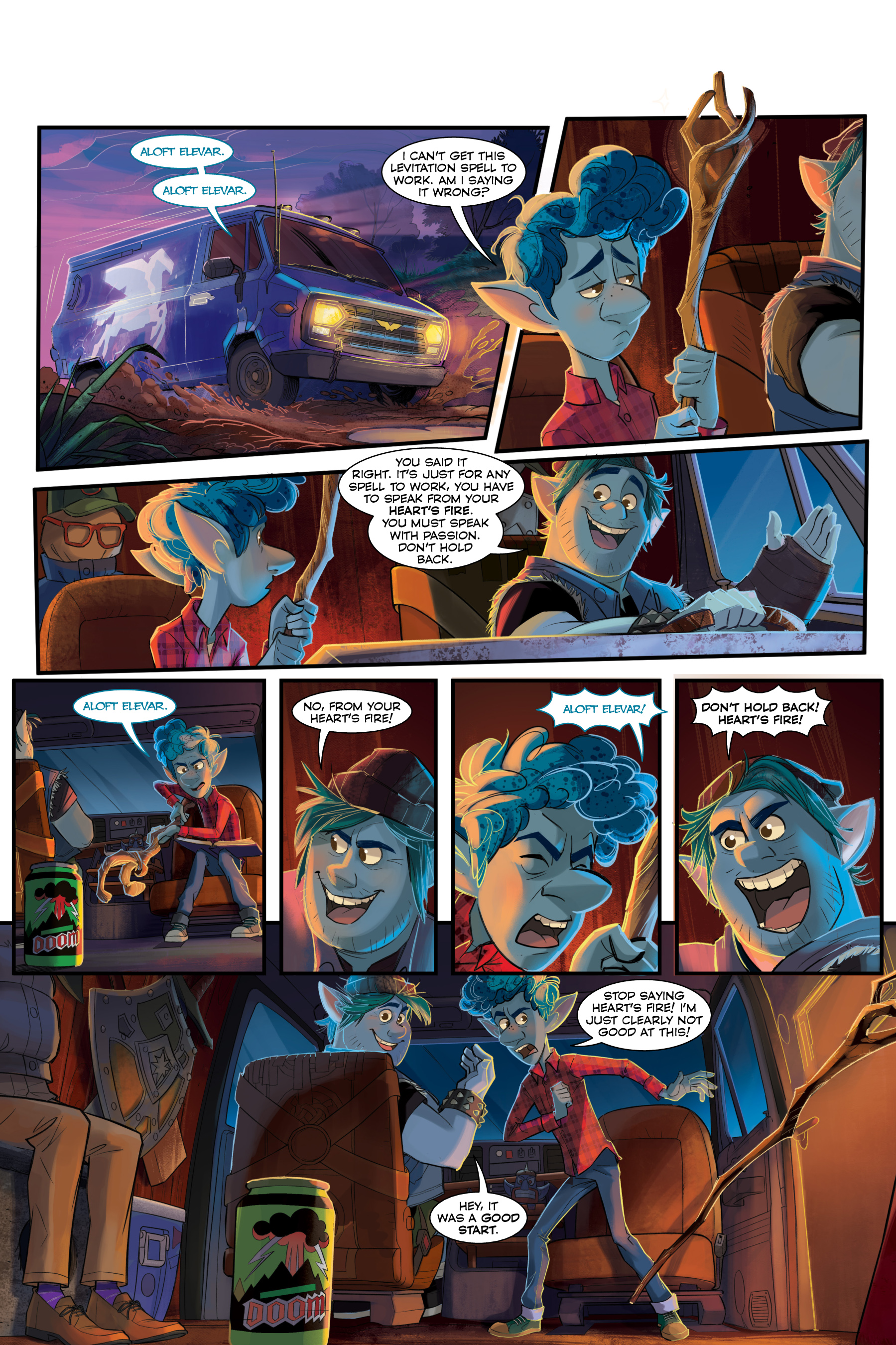 Read online Onward: The Story of the Movie in Comics comic -  Issue # TPB - 22
