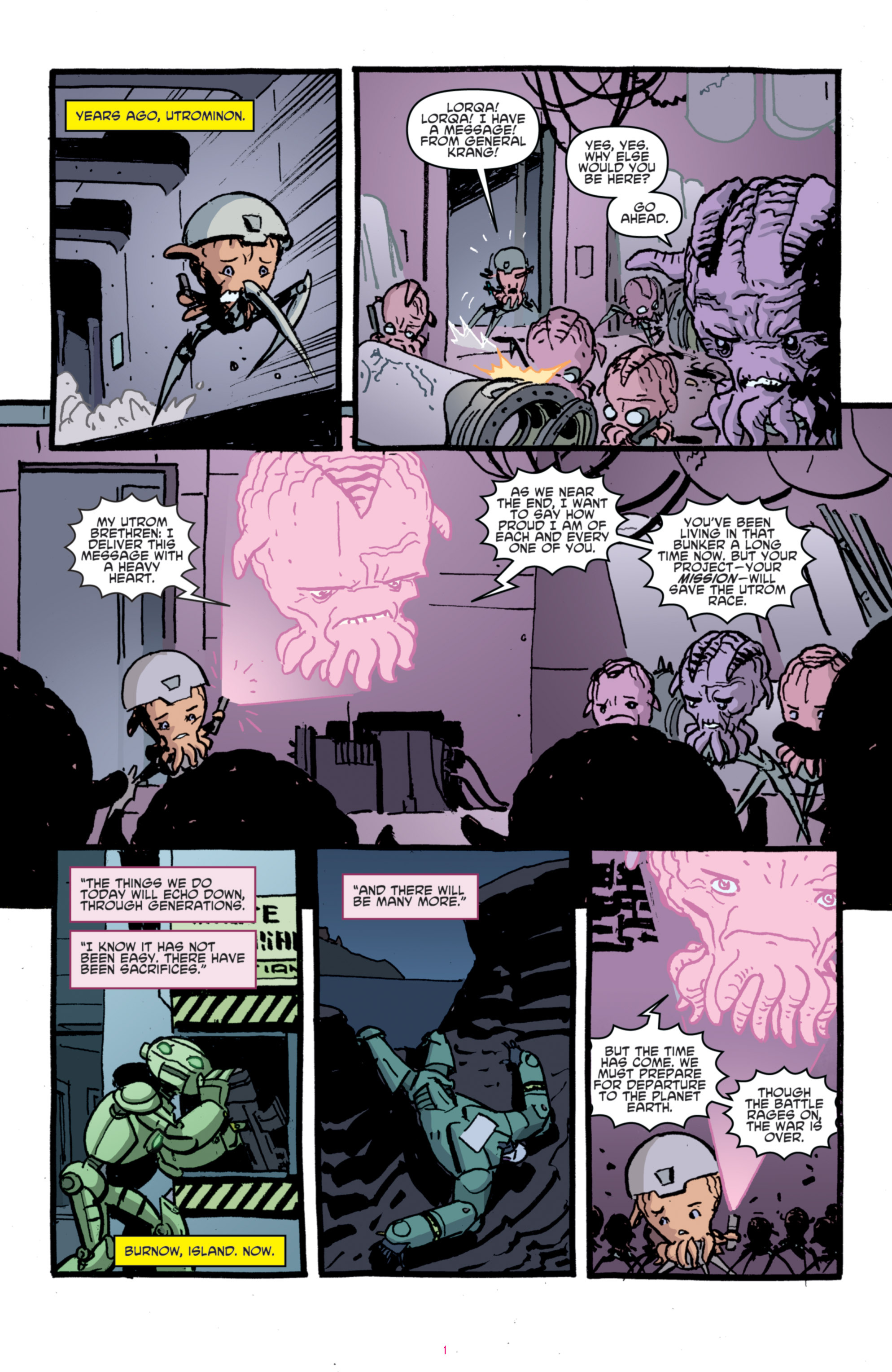 Read online Teenage Mutant Ninja Turtles Utrom Empire comic -  Issue #3 - 4