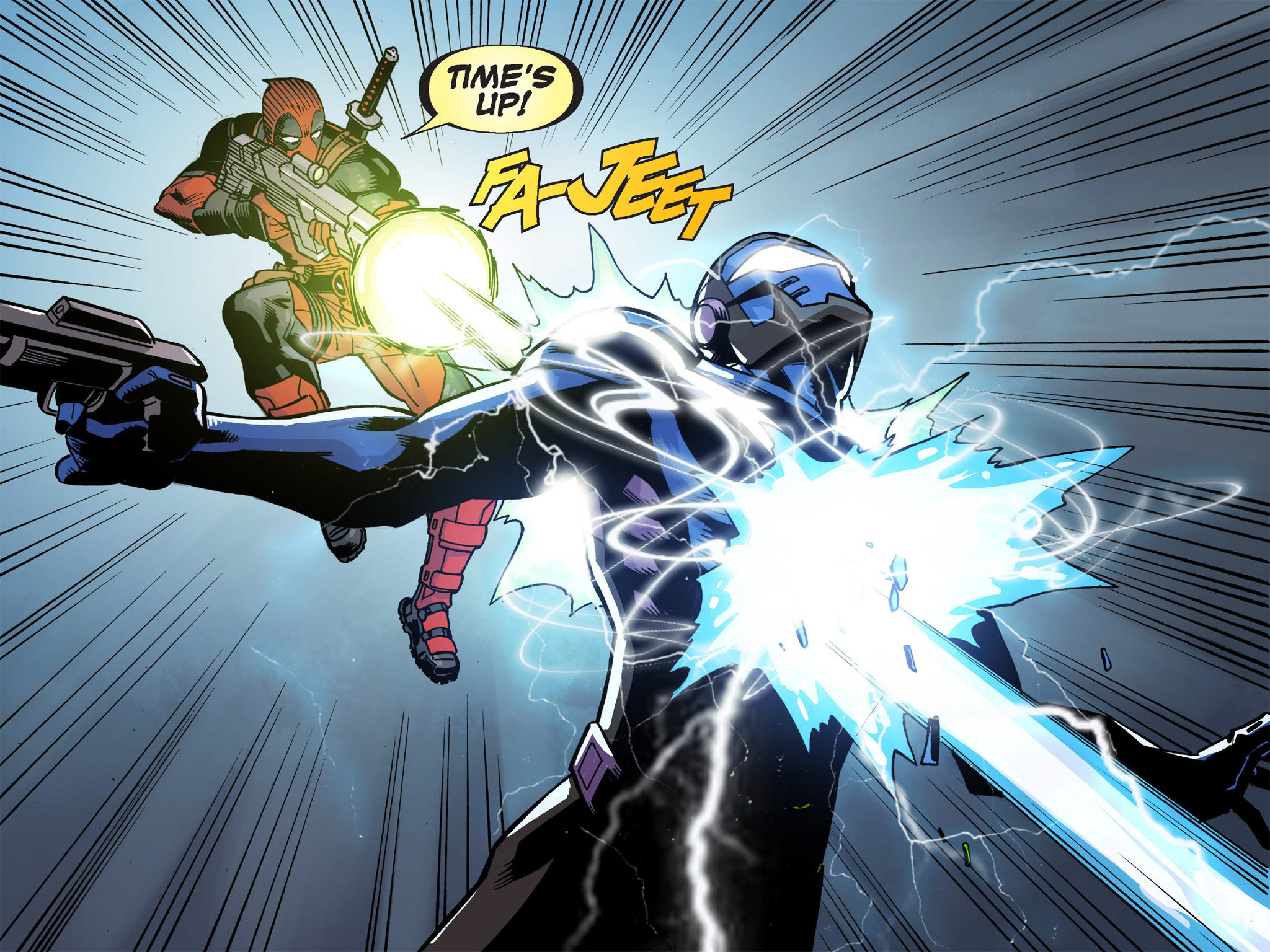 Read online Deadpool & Cable: Split Second Infinite Comic comic -  Issue #3 - 46