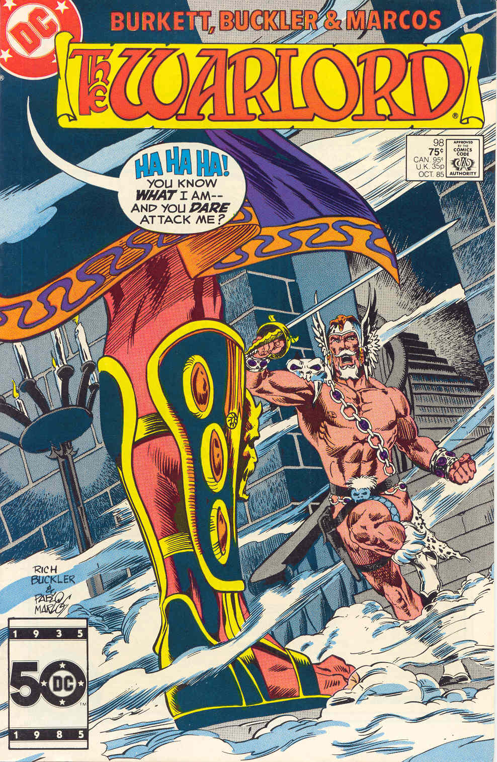 Read online Warlord (1976) comic -  Issue #98 - 1