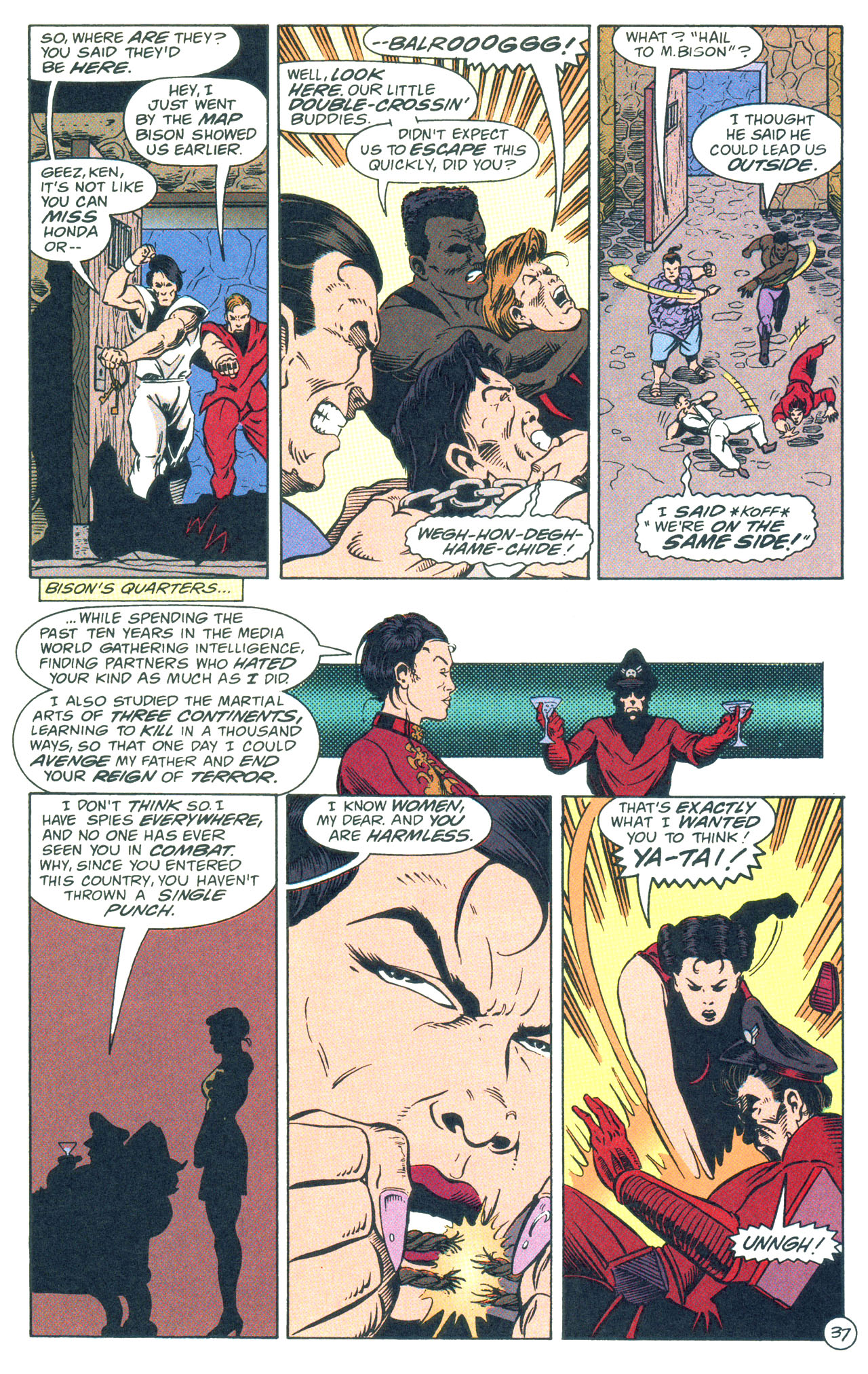 Read online Street Fighter: The Battle For Shadaloo comic -  Issue # Full - 38