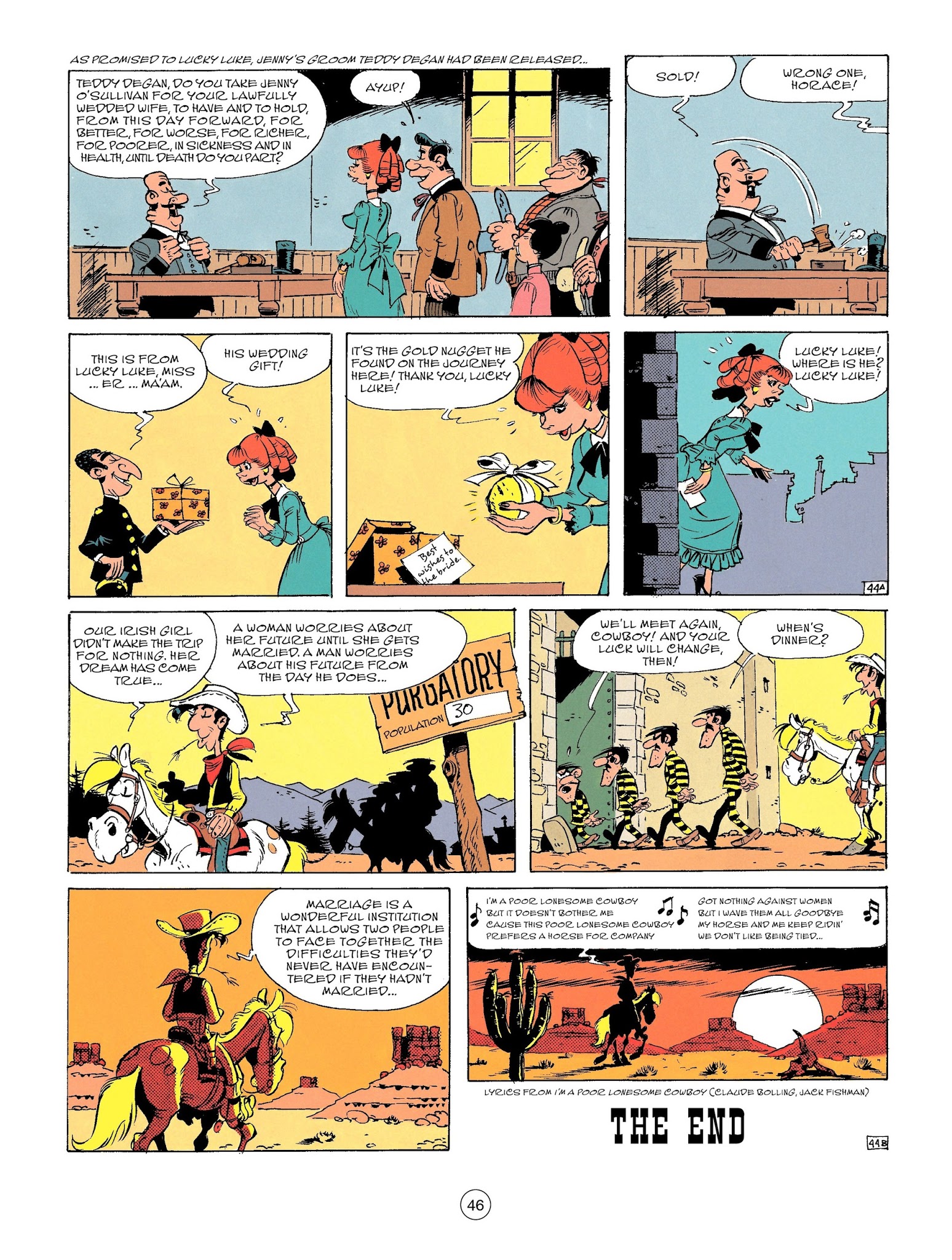 Read online A Lucky Luke Adventure comic -  Issue #59 - 48