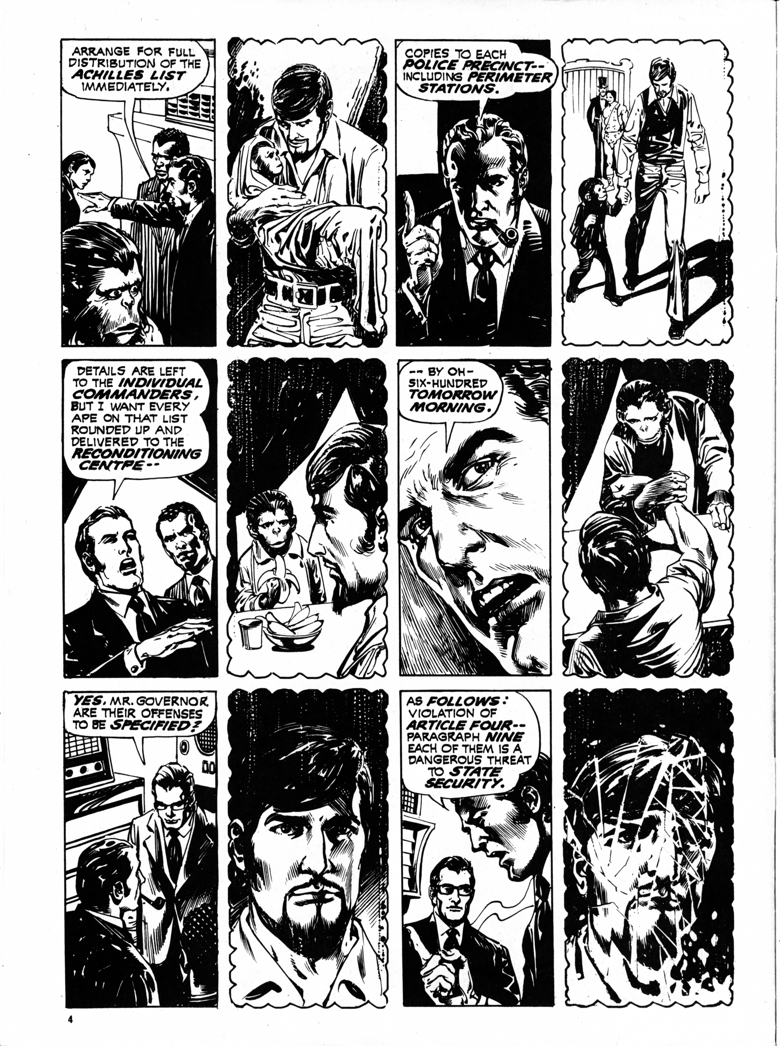 Read online Planet of the Apes (1974) comic -  Issue #69 - 4