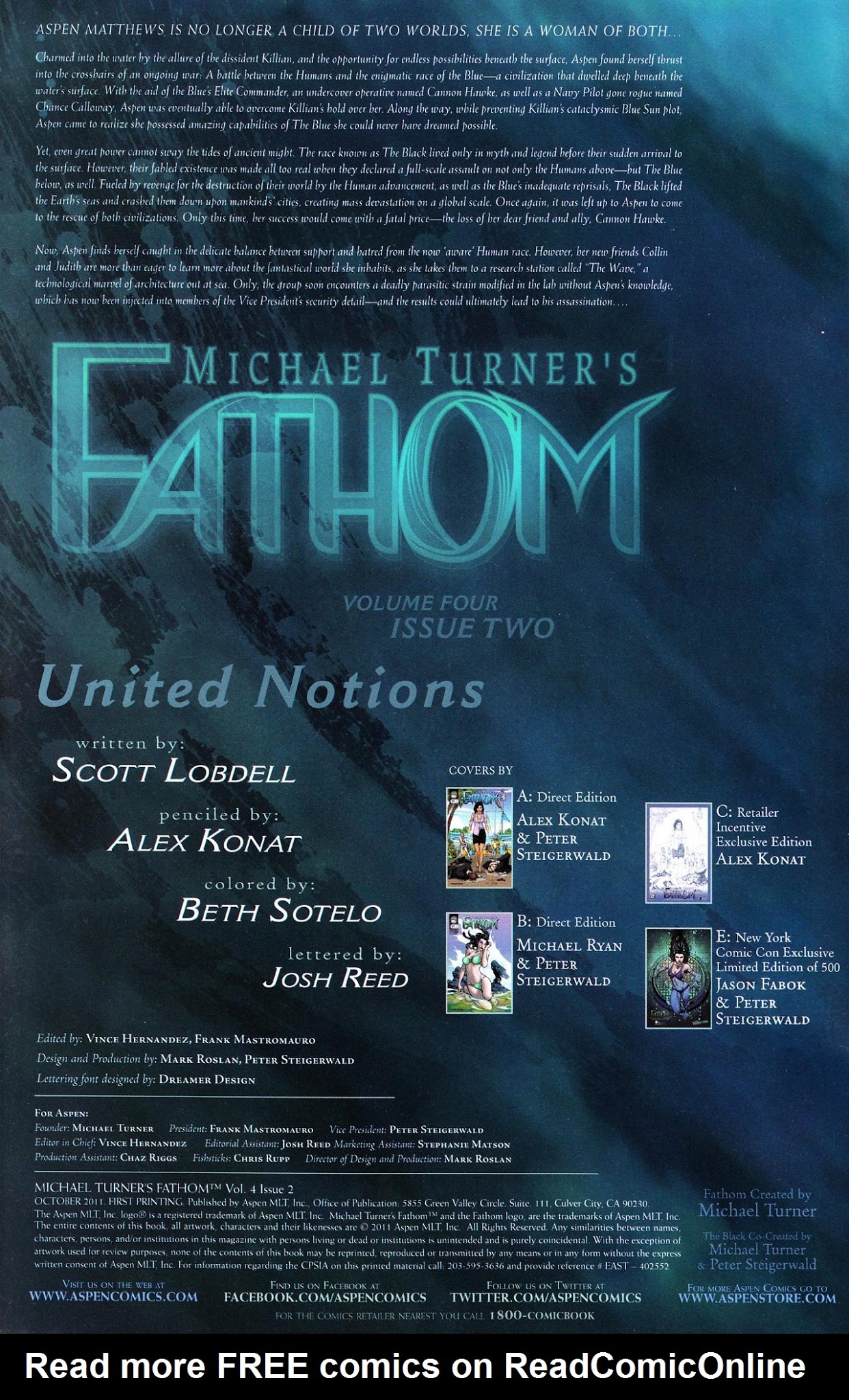Read online Michael Turner's Fathom comic -  Issue #2 - 3