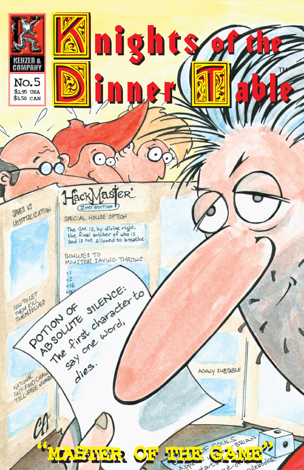 Read online Knights of the Dinner Table comic -  Issue #5 - 1