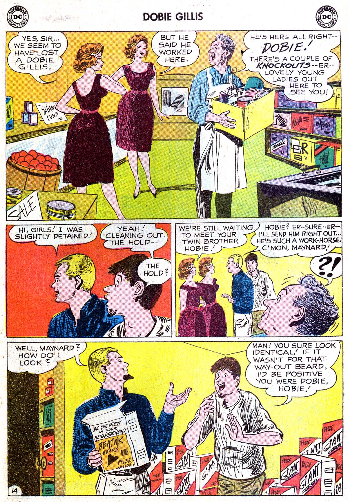 Read online Many Loves of Dobie Gillis comic -  Issue #5 - 18