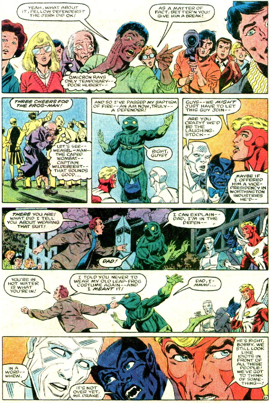 Read online The Defenders (1972) comic -  Issue #131 - 22