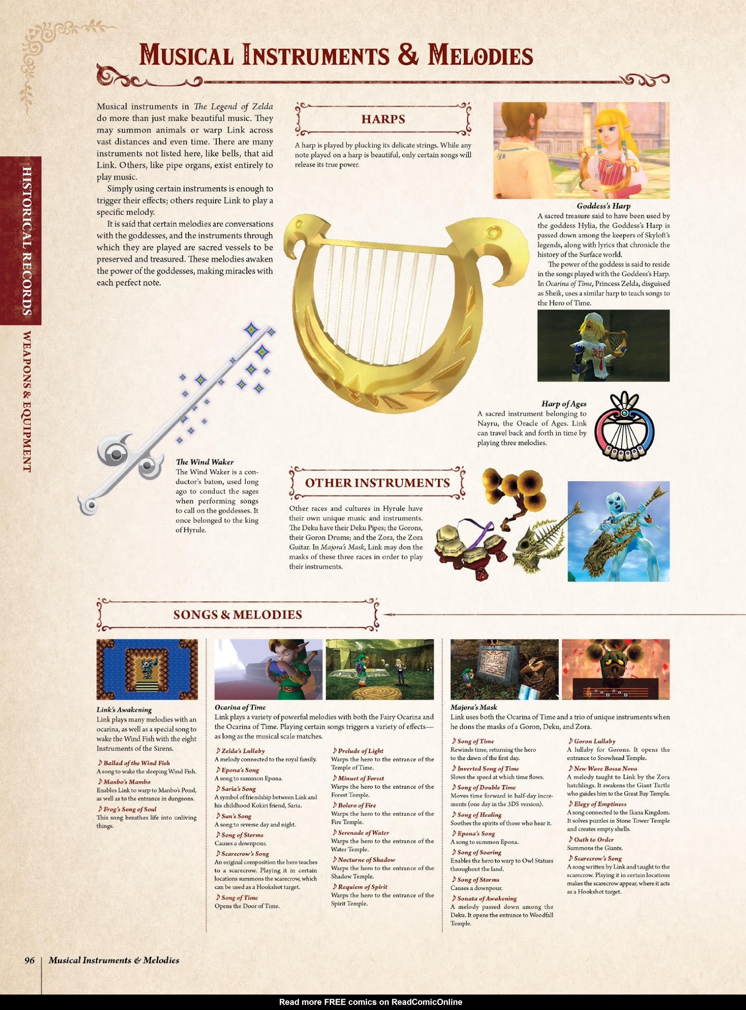 Read online The Legend of Zelda Encyclopedia comic -  Issue # TPB (Part 1) - 100