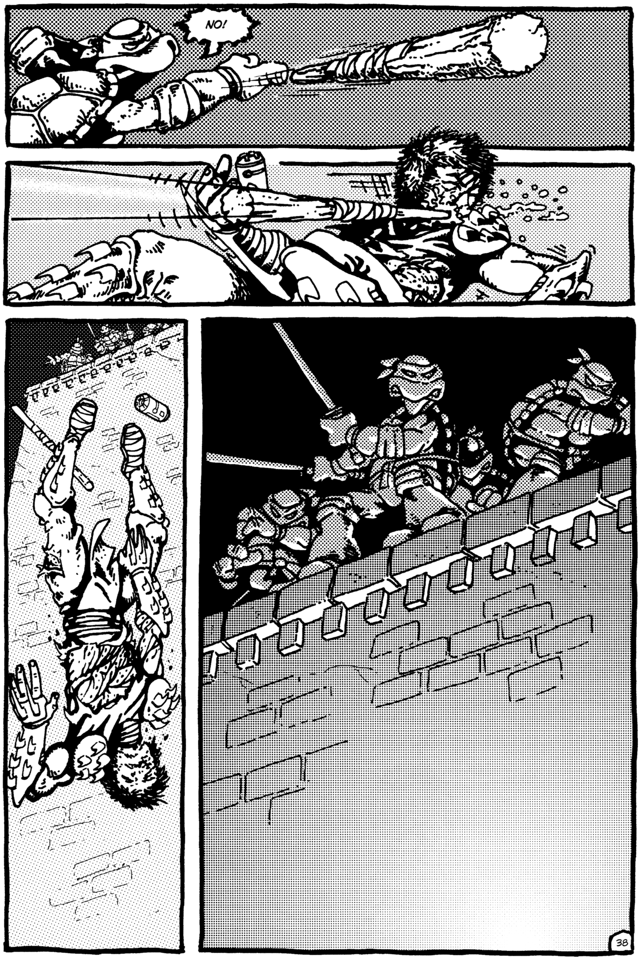 Read online Teenage Mutant Ninja Turtles (1984) comic -  Issue #1 - 38
