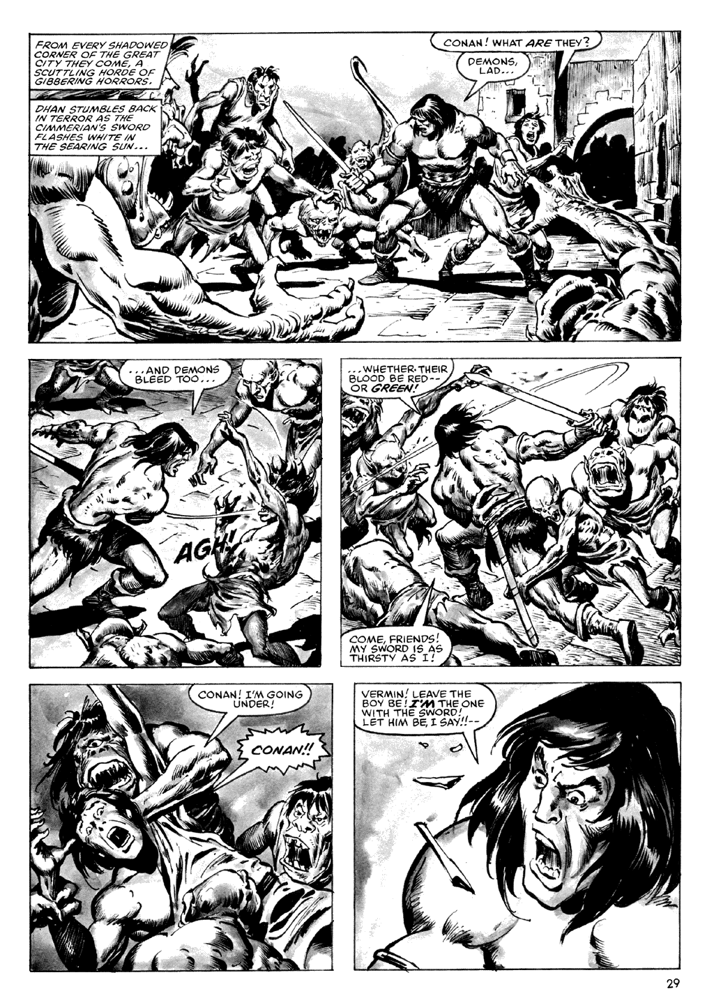 Read online The Savage Sword Of Conan comic -  Issue #72 - 29