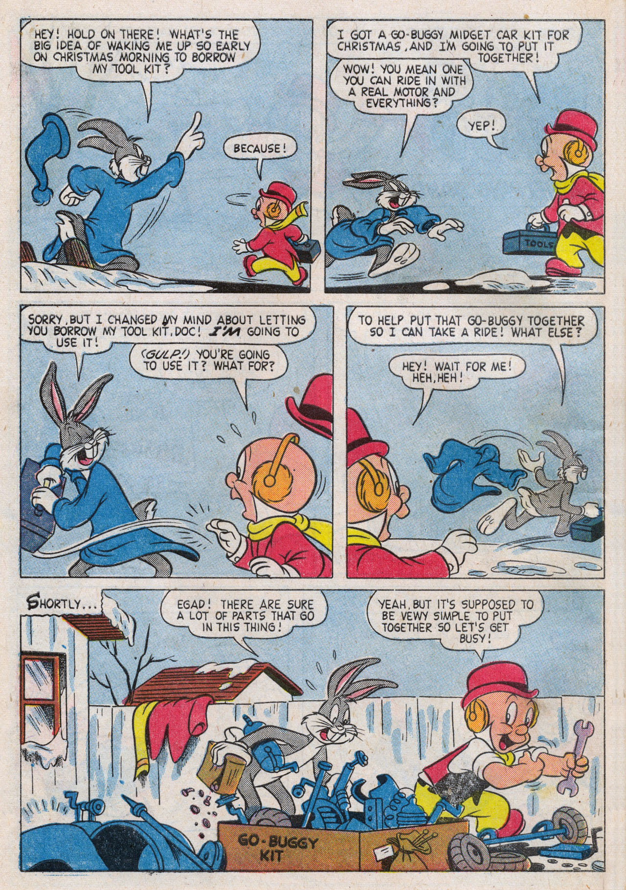 Read online Bugs Bunny's Christmas Funnies comic -  Issue # TPB 9 - 62
