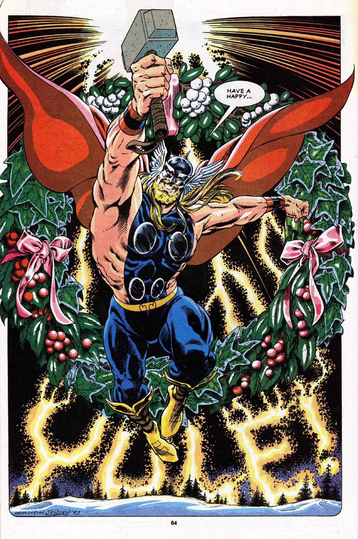 Read online Marvel Holiday Special (1991) comic -  Issue #1993 - 57