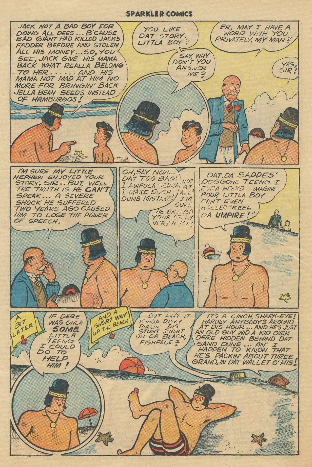 Read online Sparkler Comics comic -  Issue #60 - 17
