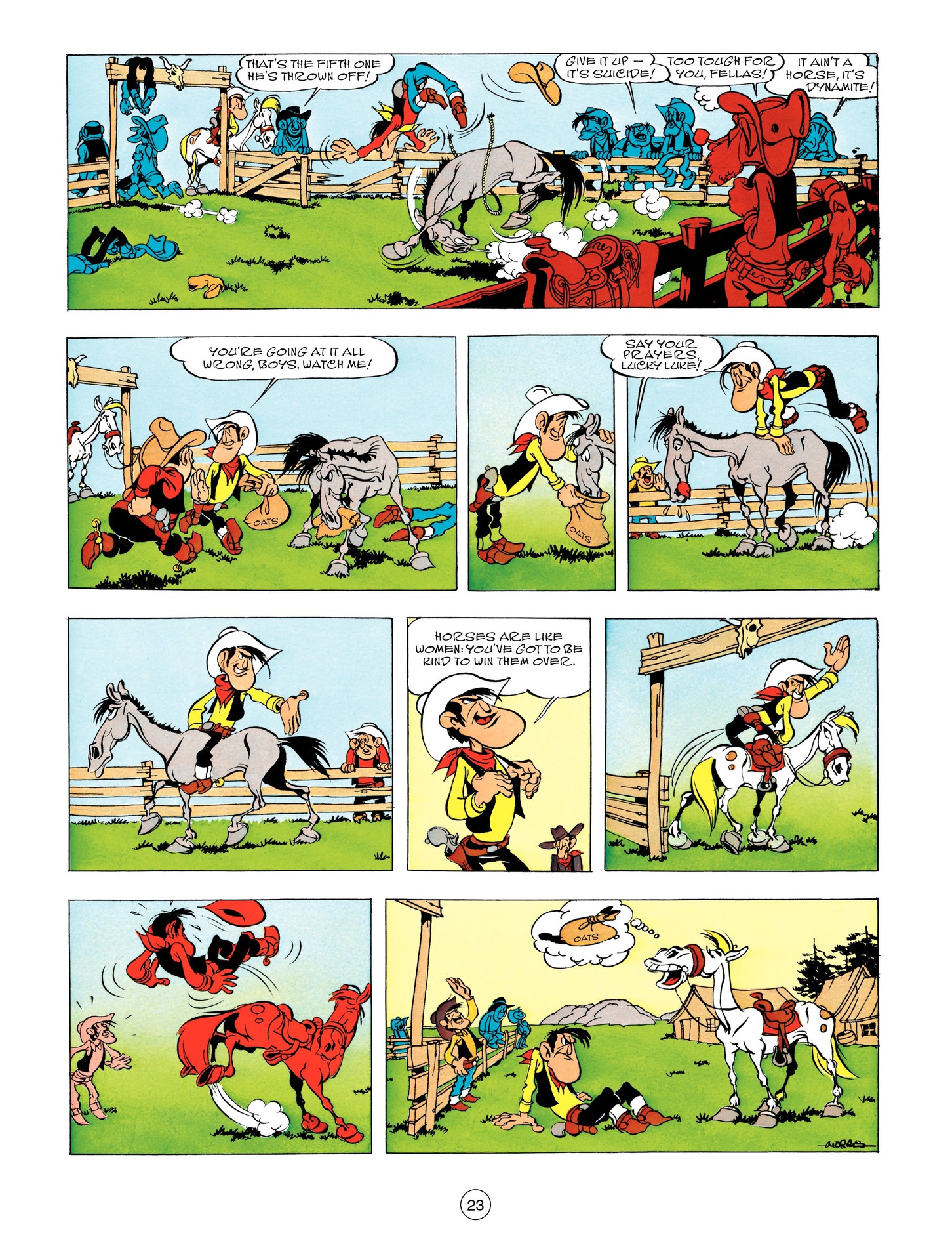 Read online A Lucky Luke Adventure comic -  Issue #55 - 23