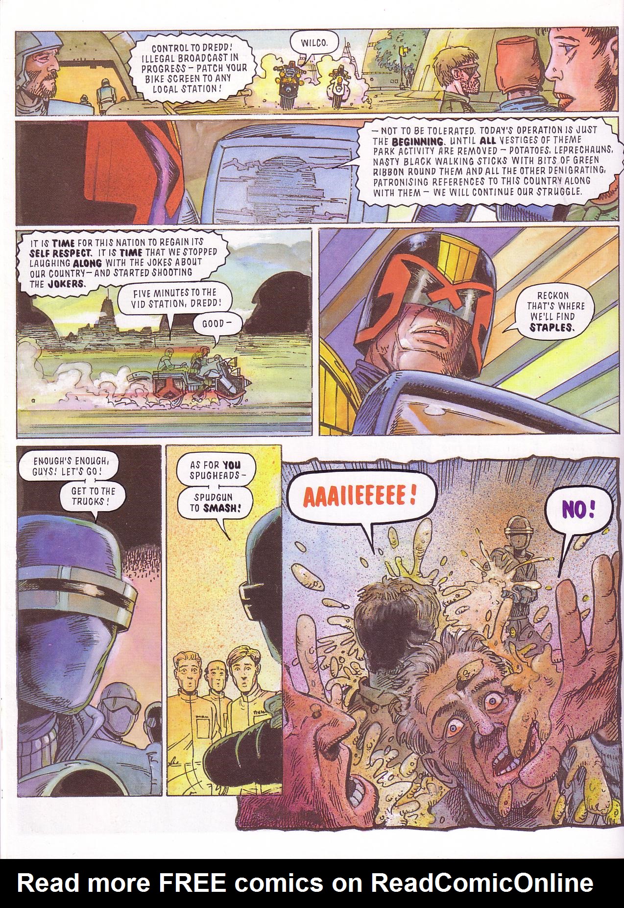 Read online Judge Dredd: Emerald Isle comic -  Issue # TPB - 28