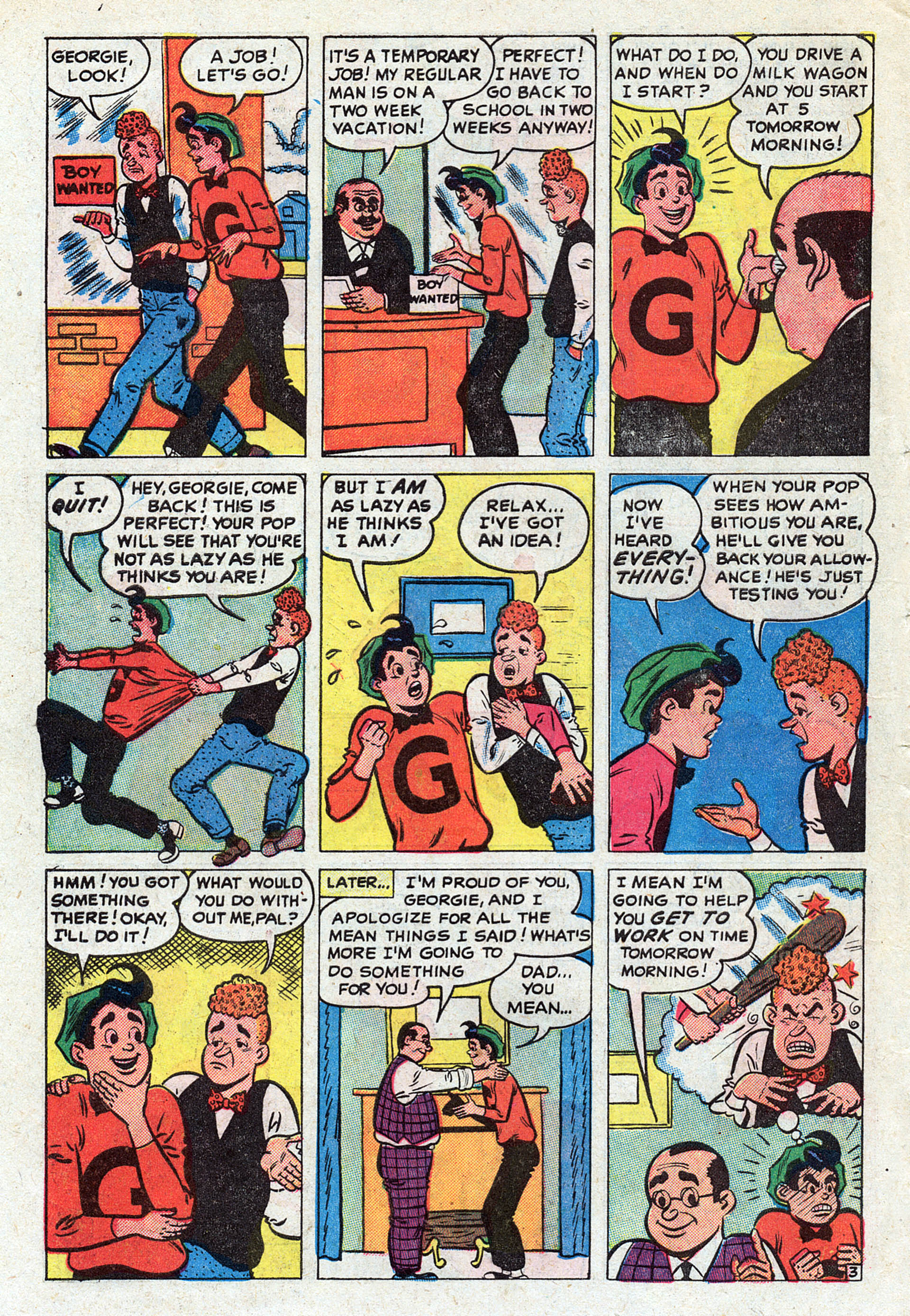 Read online Georgie Comics (1949) comic -  Issue #32 - 30