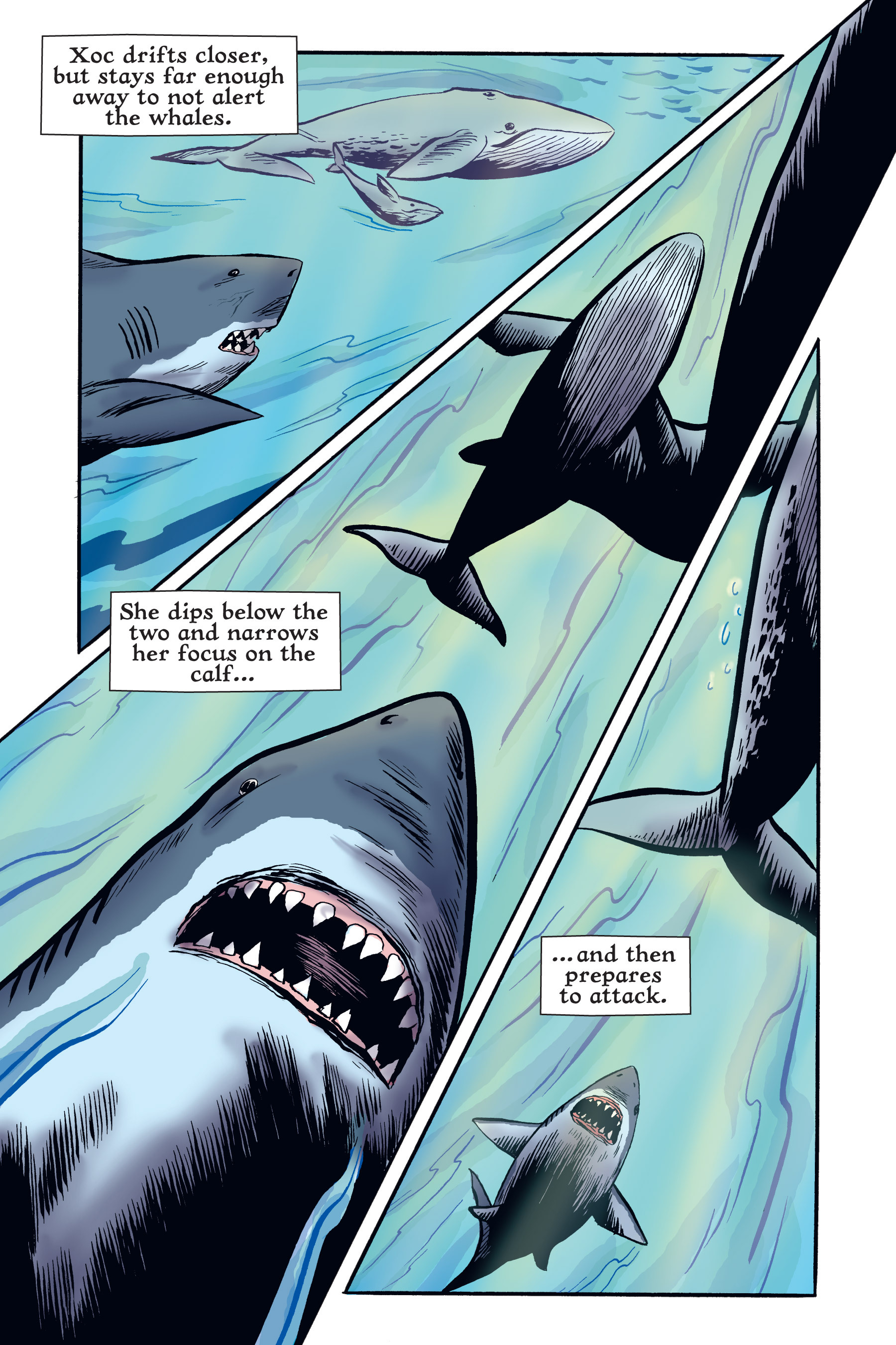 Read online Xoc: Journey of a Great White comic -  Issue # TPB - 125