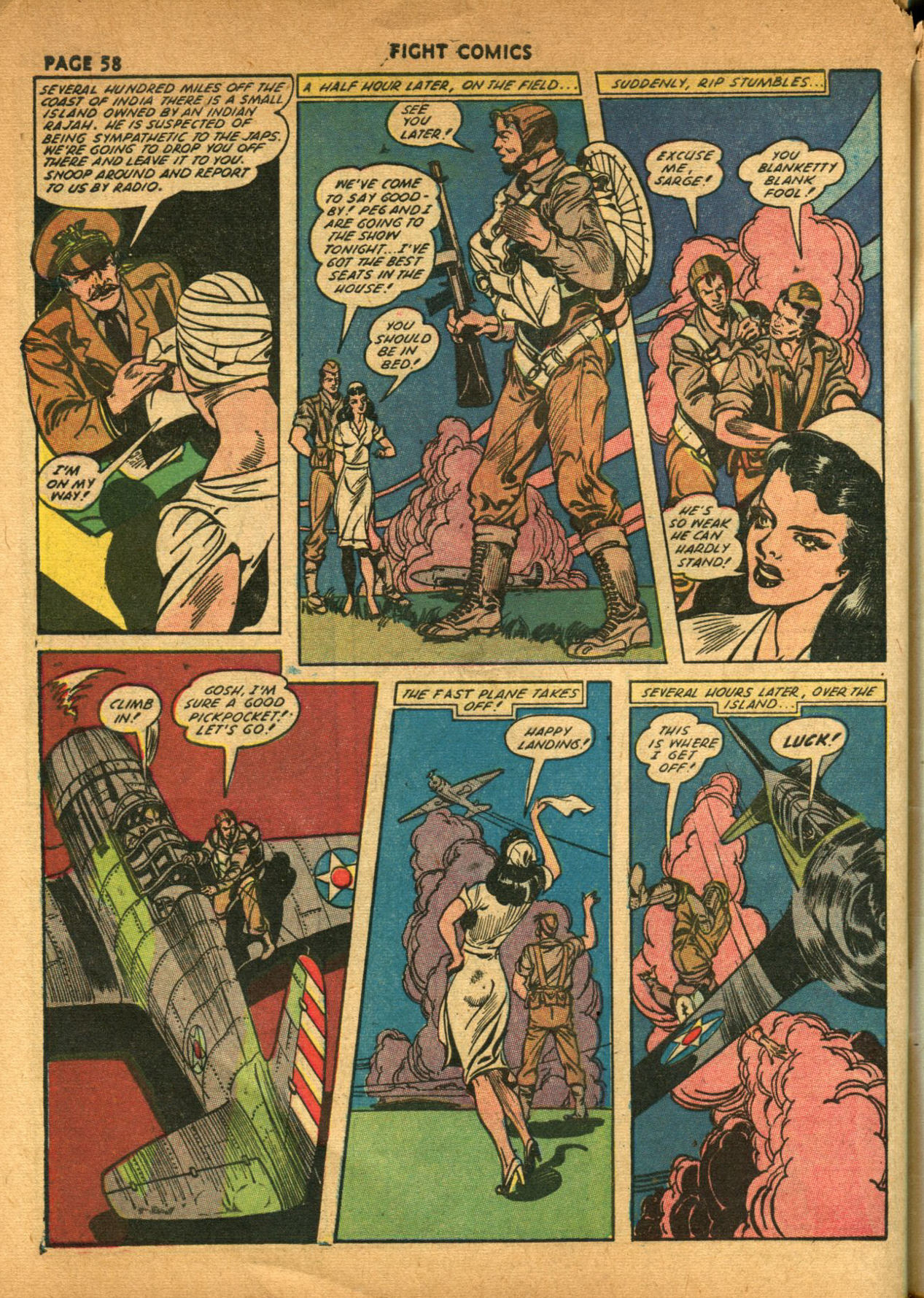 Read online Fight Comics comic -  Issue #21 - 60