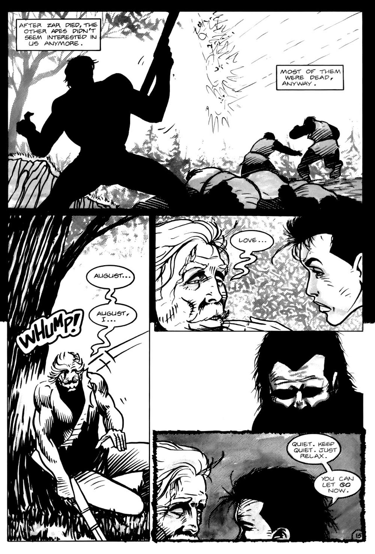 Read online Planet of the Apes (1990) comic -  Issue #17 - 18