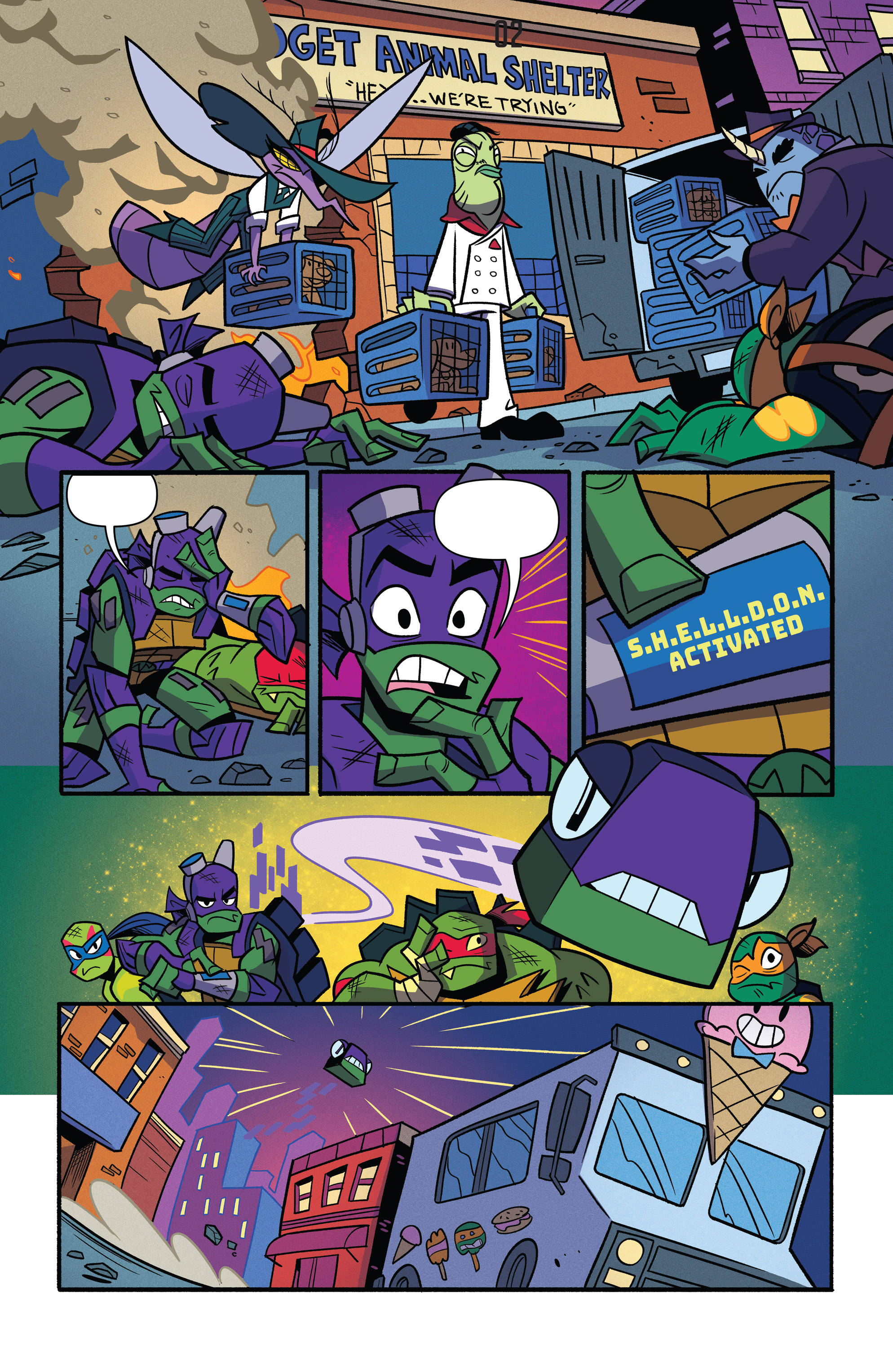 Read online Rise of the Teenage Mutant Ninja Turtles: Sound Off! comic -  Issue #2 - 3