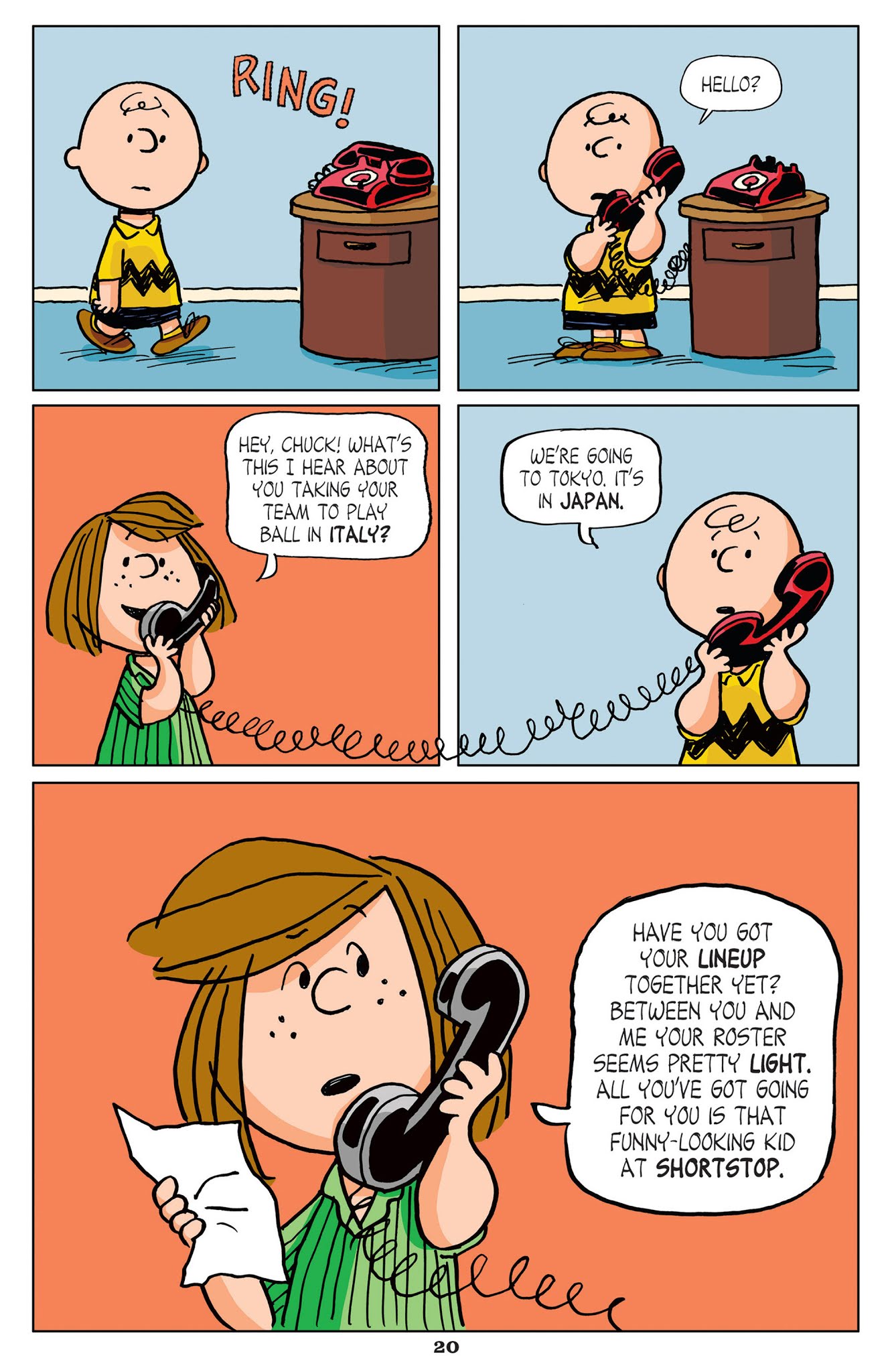 Read online Peanuts: It's Tokyo, Charlie Brown! comic -  Issue # TPB - 19
