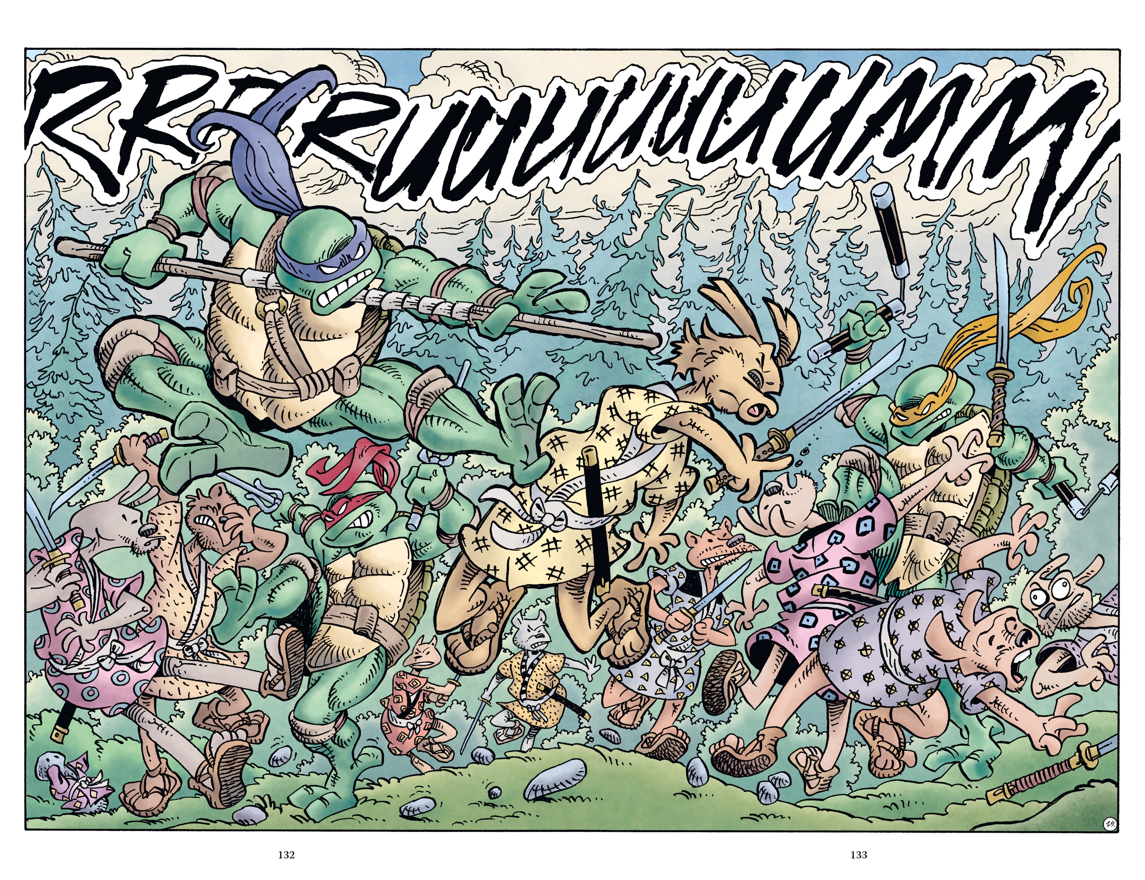 Read online Usagi Yojimbo/Teenage Mutant Ninja Turtles: The Complete Collection comic -  Issue # TPB (Part 2) - 25