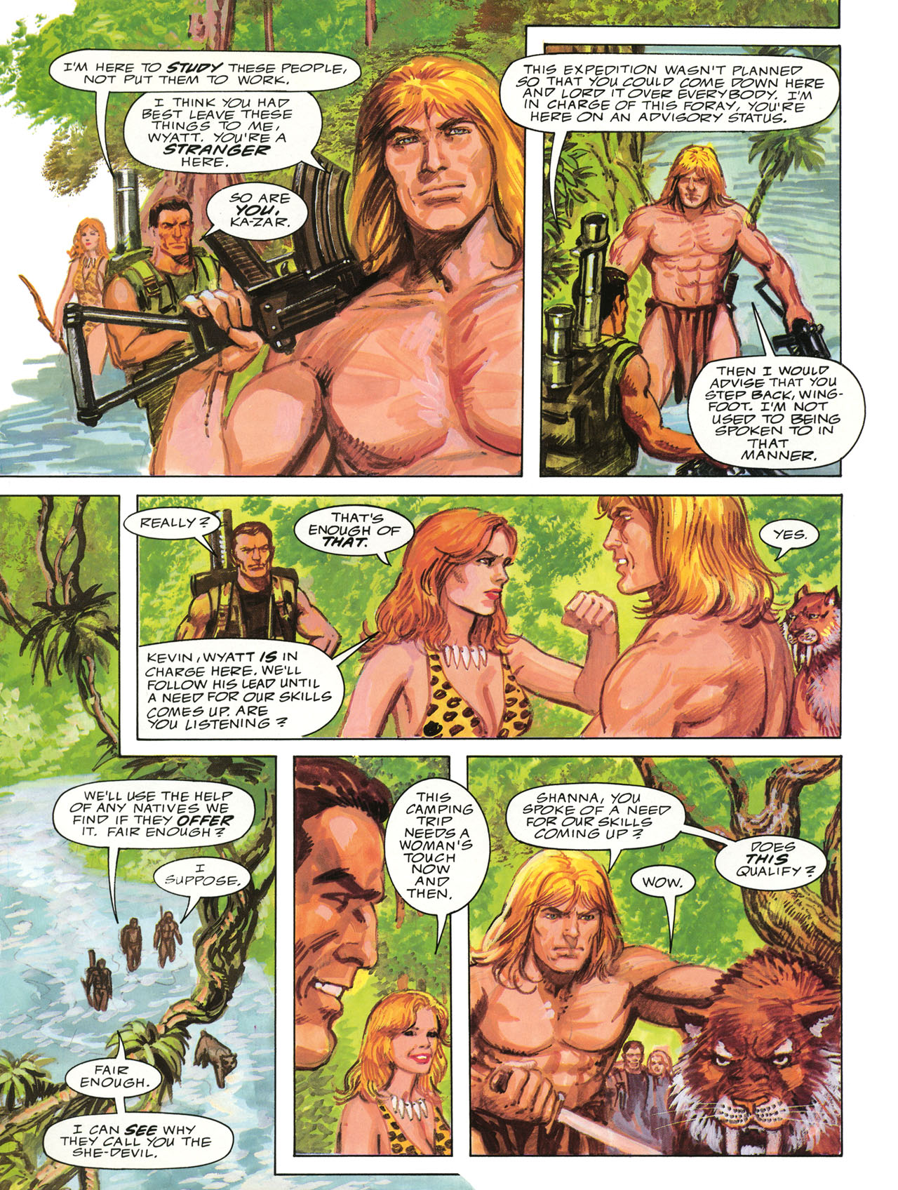 Read online Marvel Graphic Novel comic -  Issue #62 - Ka-Zar - Guns of the Savage Land - 31