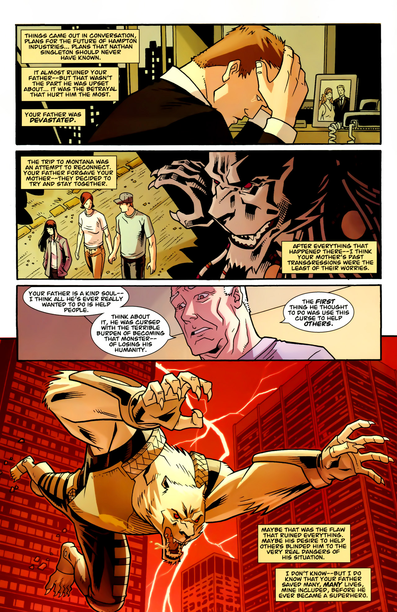 Read online The Astounding Wolf-Man comic -  Issue #13 - 14