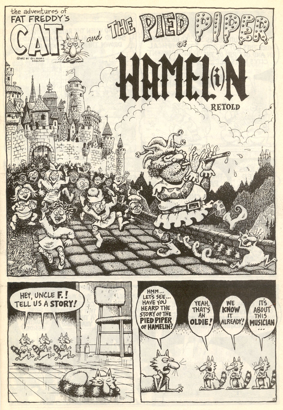 Read online Adventures of Fat Freddy's Cat comic -  Issue #7 - 3