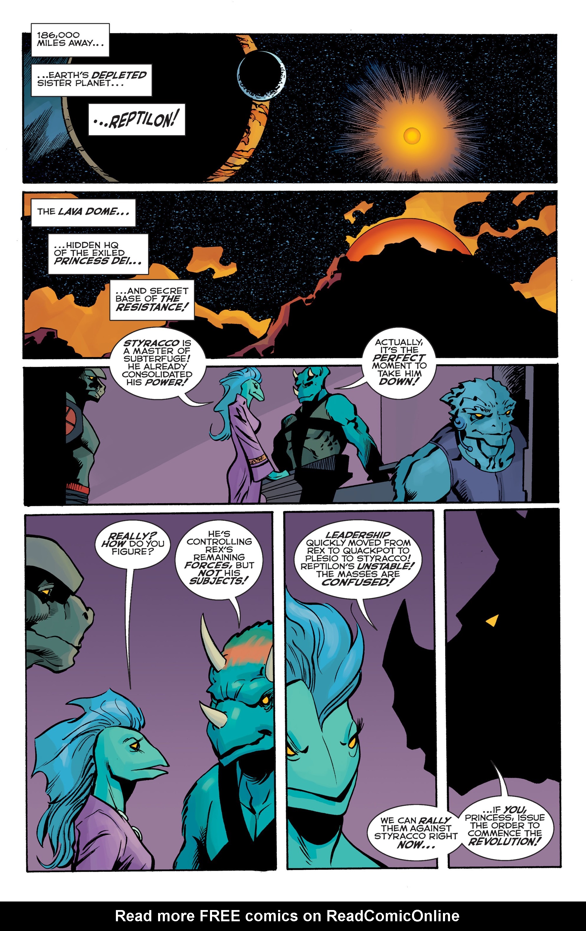 Read online Dinosaucers comic -  Issue #5 - 14