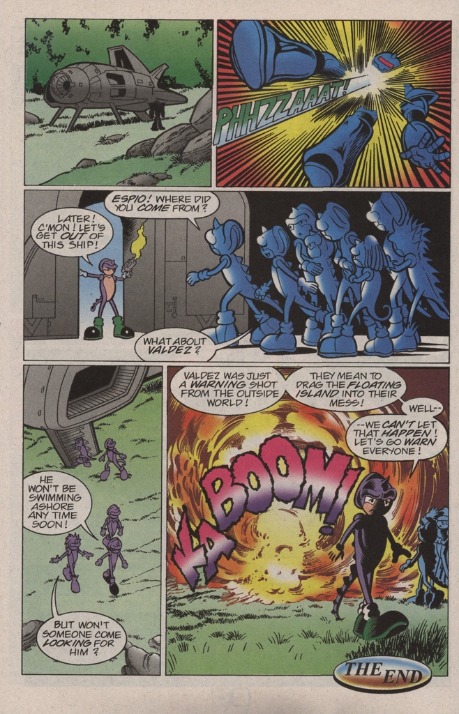 Read online Knuckles the Echidna comic -  Issue #32 - 28