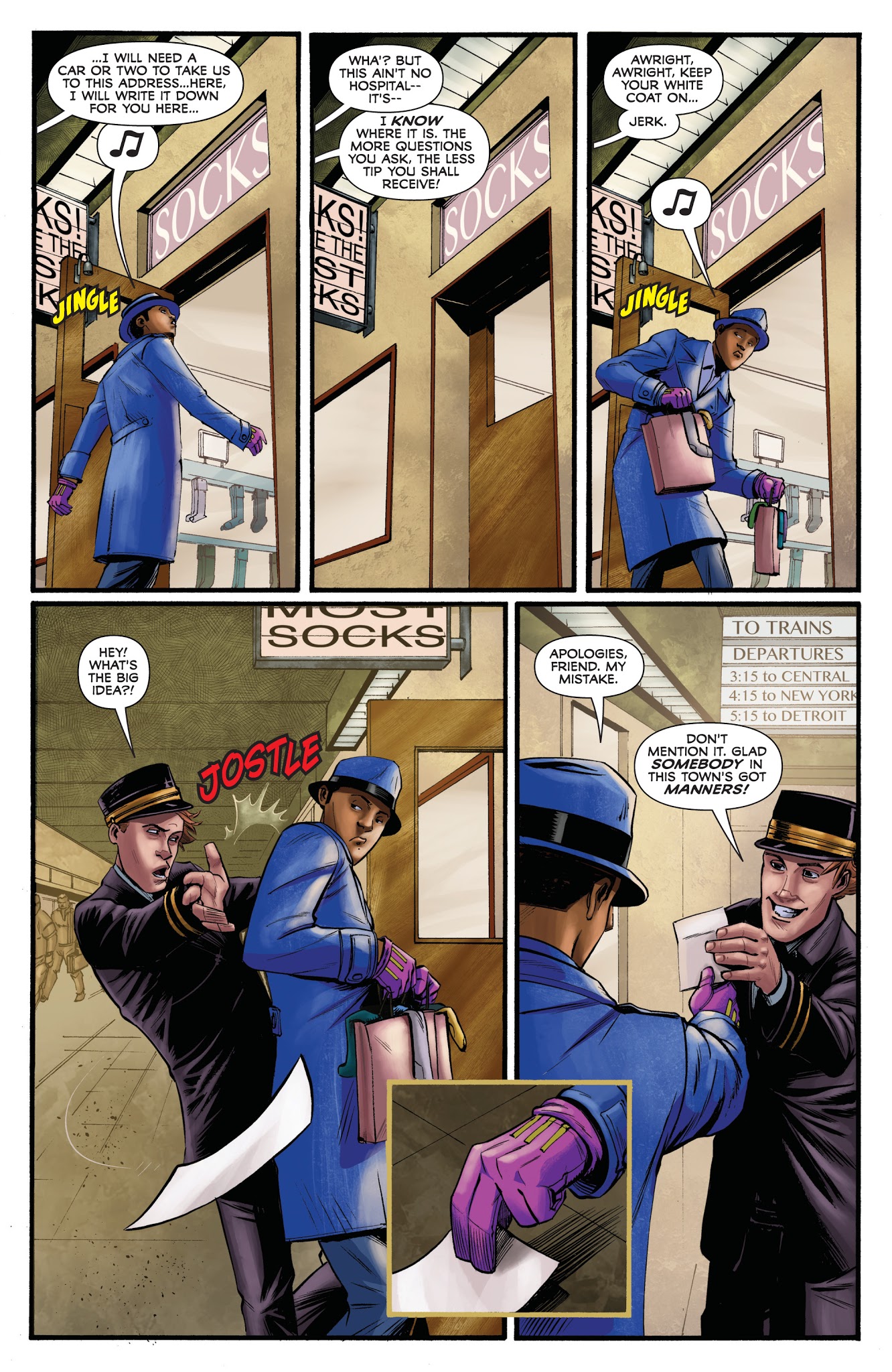 Read online The Green Hornet '66 Meets the Spirit comic -  Issue #3 - 5